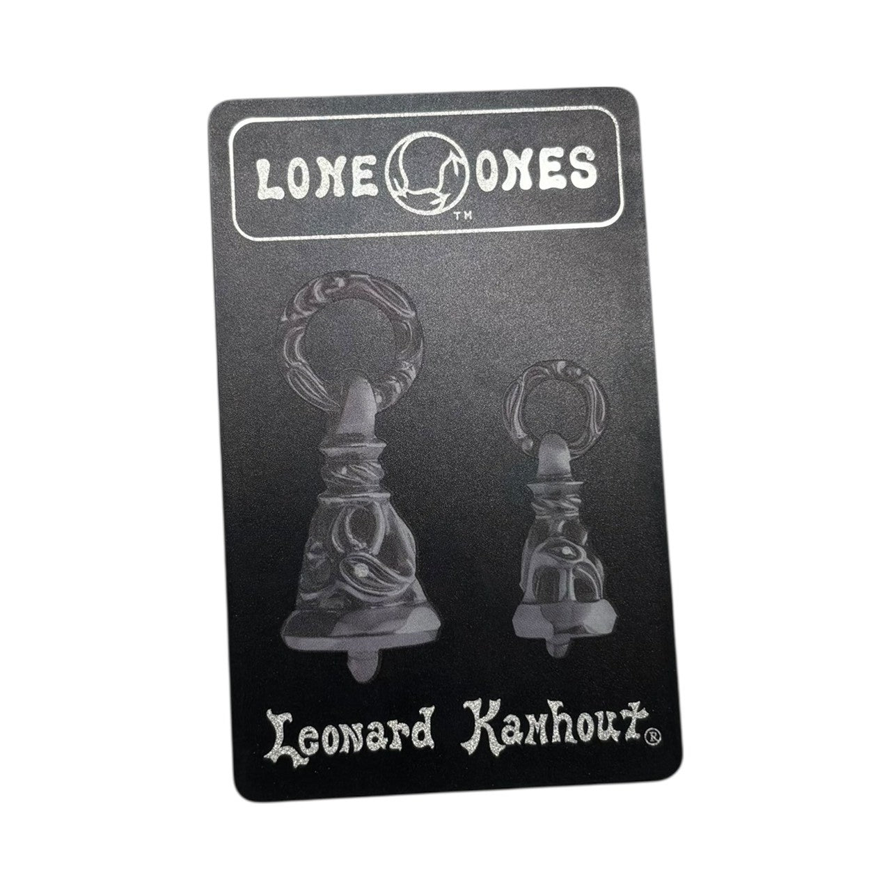 LONE ONES(ロンワンズ) 10th anniversary Blackout Edition  Crane Bell Pendant Top Leather Choker Set 10周年記念 クレーンベル ペンダントトップ レザー チョーカー シルバー