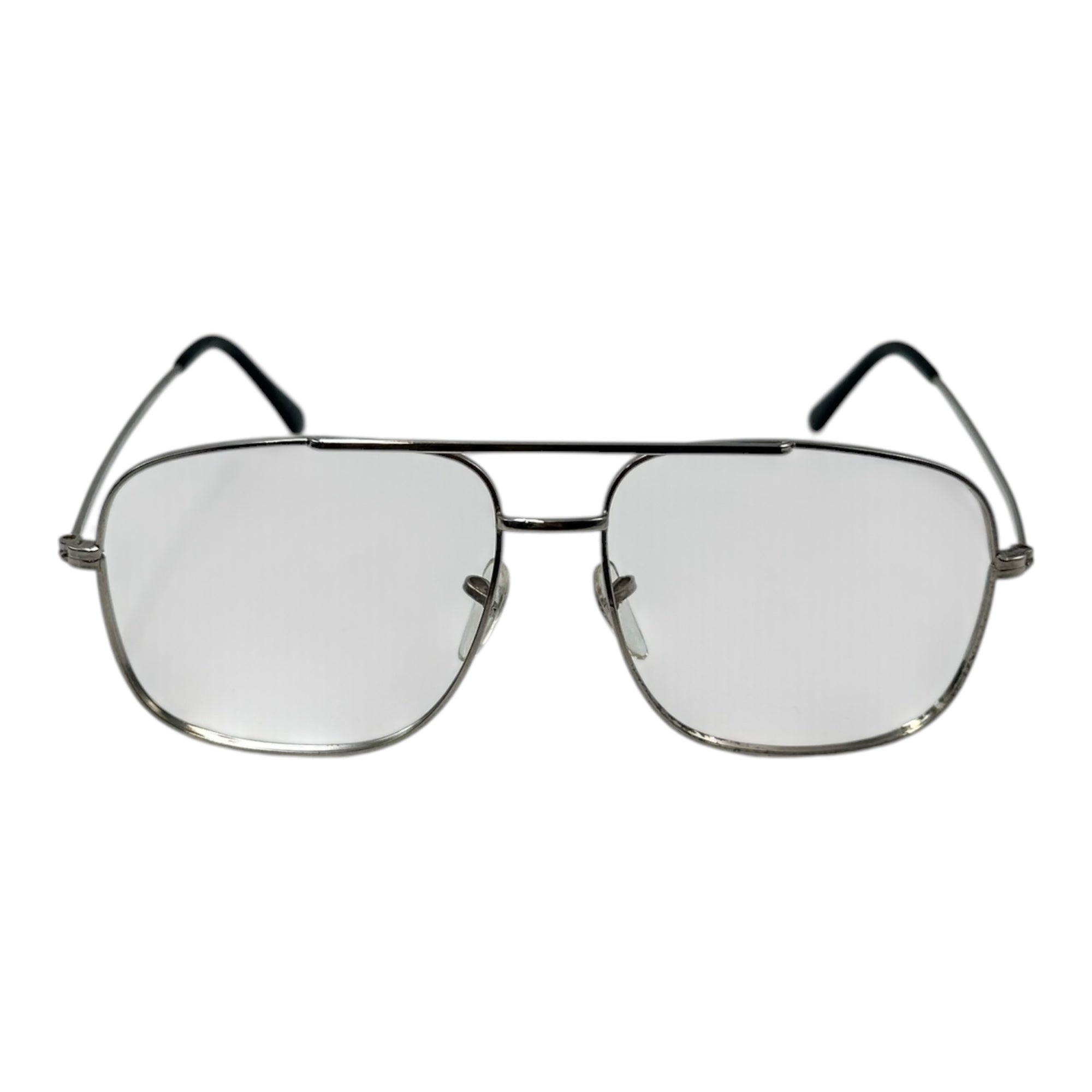 frame france(フレームフランス) 1970's Double bridge aviator sunglasses 2 ブリッジ ティアドロップ フレーム シルバー 70年代 メタル ダブル