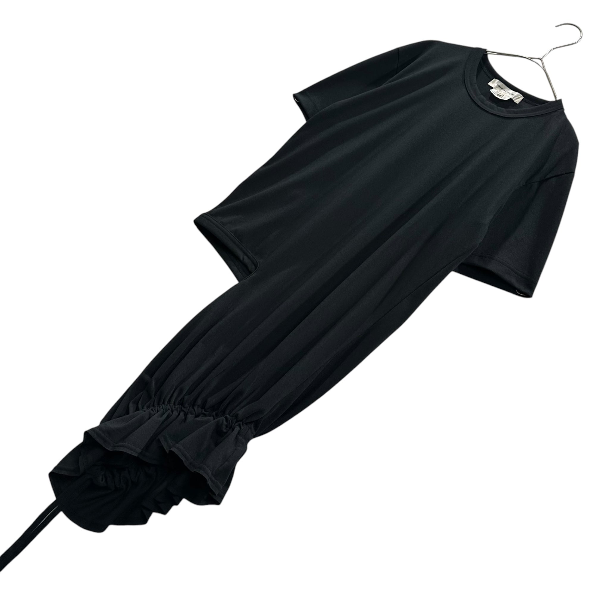 COMME des GARCONS(コムデギャルソン) 2026SS Esther Asymmetrical T-Shirt エステル アシンメトリー Tシャツ GQ-T027 S ブラック AD2025