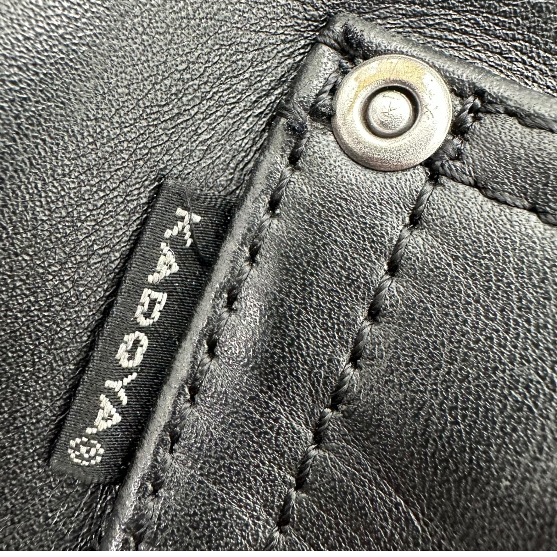 KADOYA(カドヤ) Leather biker pants レザー バイカー パンツ KQXSP-139 W30 ブラック