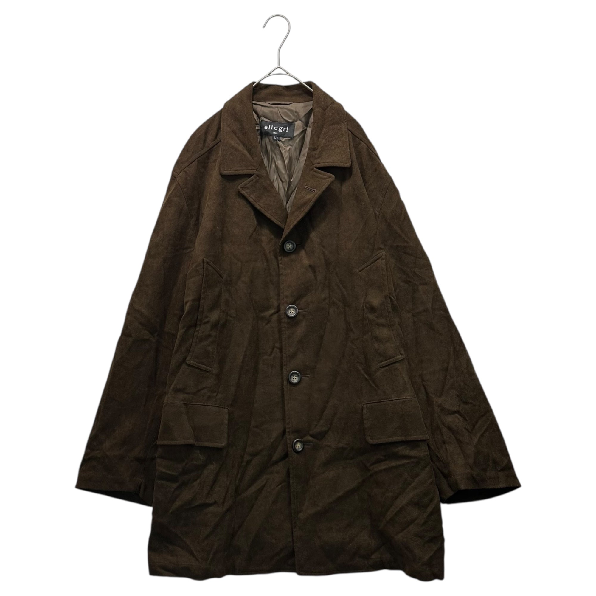 allegri(アレグリ) 90's Poly Half Coat 90年代 ポリ ハーフ コート 4FP61-381-78 L ブラウン