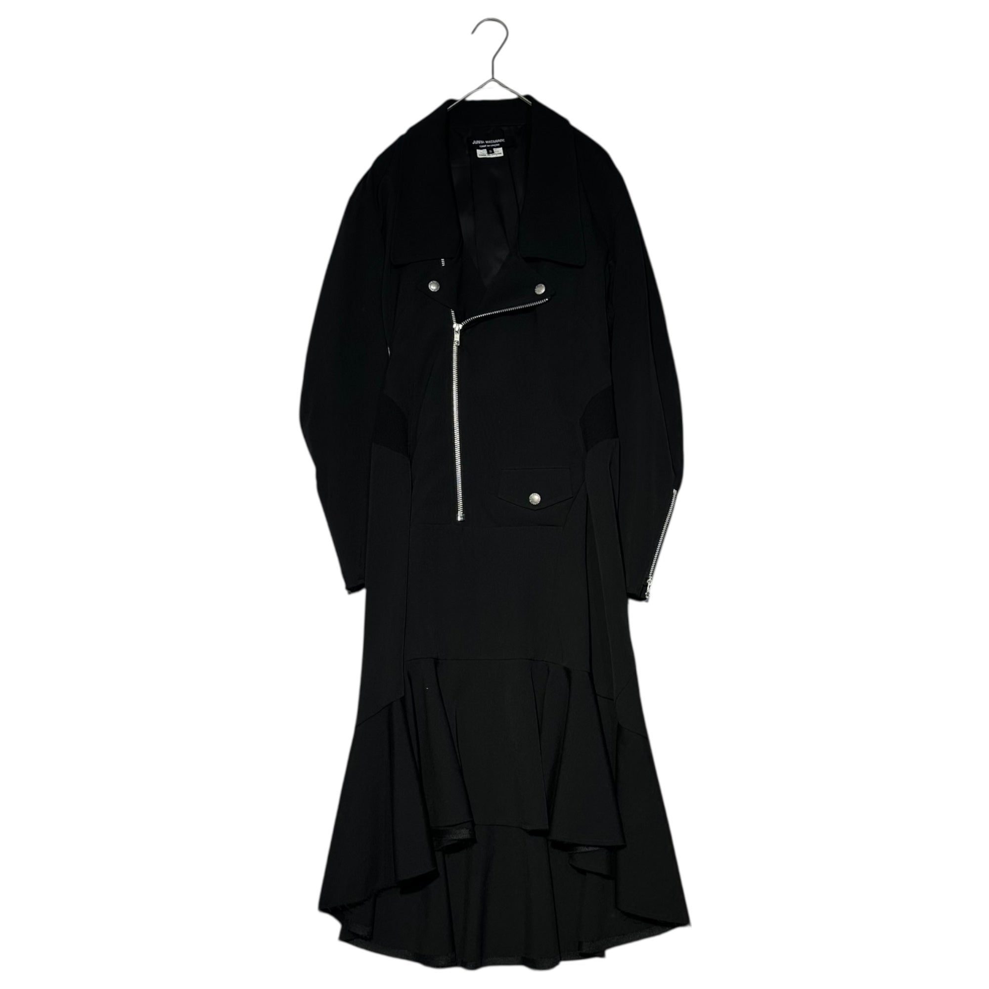 COMME des GARCONS JUNYA WATANABE(コムデギャルソンジュンヤワタナベ) 13AW Double Rider Dress ダブル ライダース ワンピース JL-O029 S ブラック AD2013