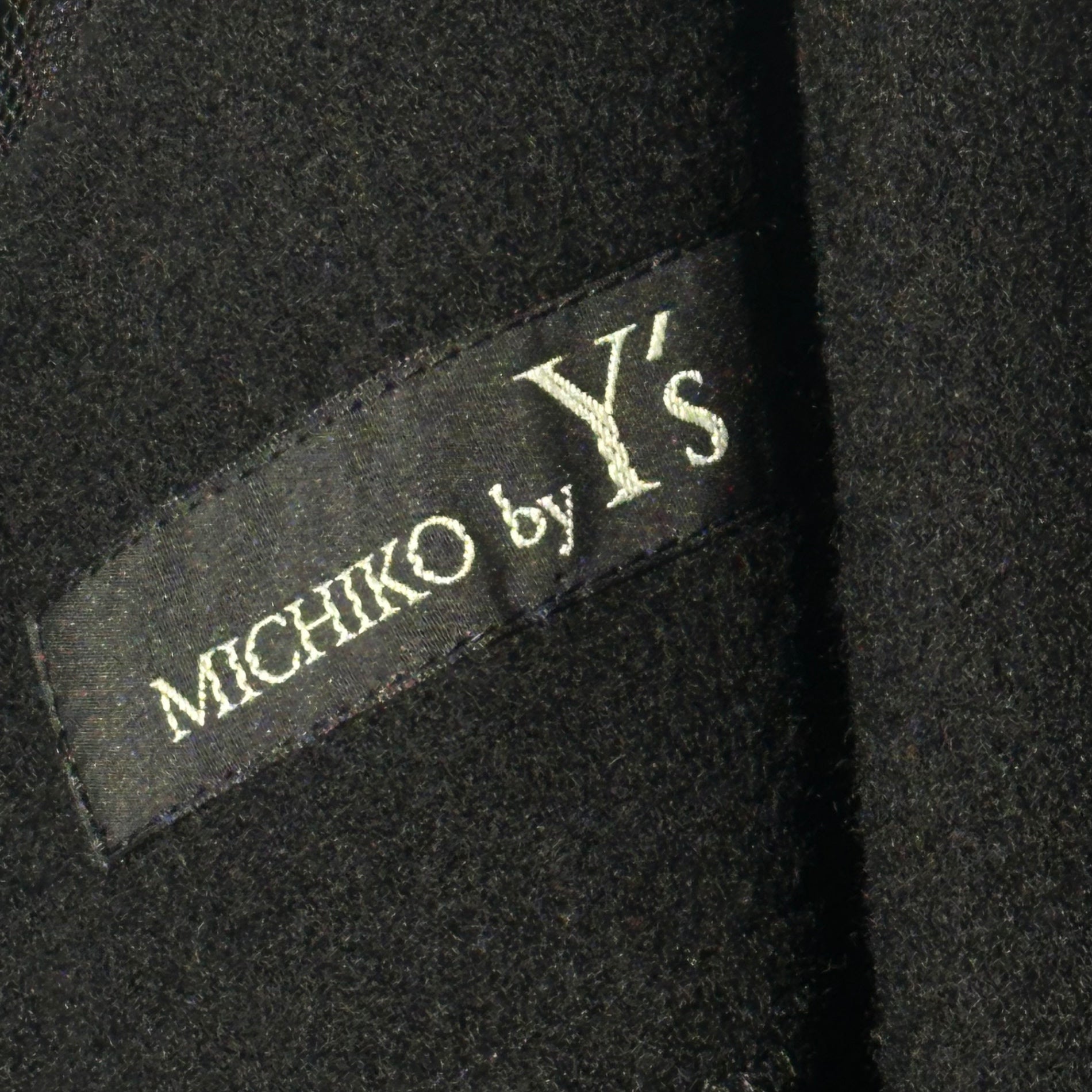 MICHIKO by Y's(ミチコ バイ ワイズ) Sleeveless Tulle Dress ノースリーブ チュール ドレス ワンピース YF-D32-807 1(S程度) ブラック