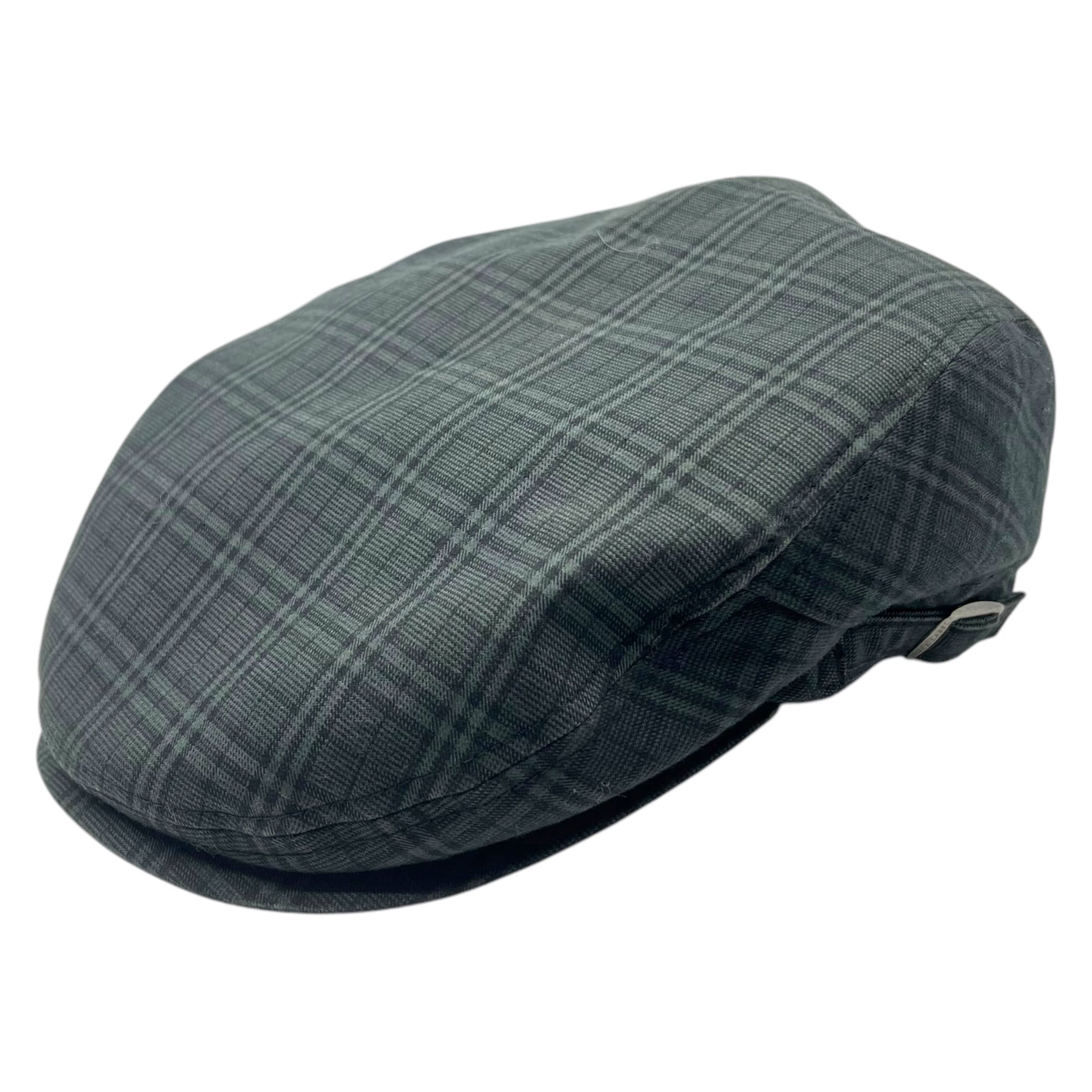 BURBERRY BLACK LABEL(バーバリーブラックレーベル) Tartan check hunting hat タータンチェック ハンチング ハット D1501-100-08 ブラック 帽子 三陽商会