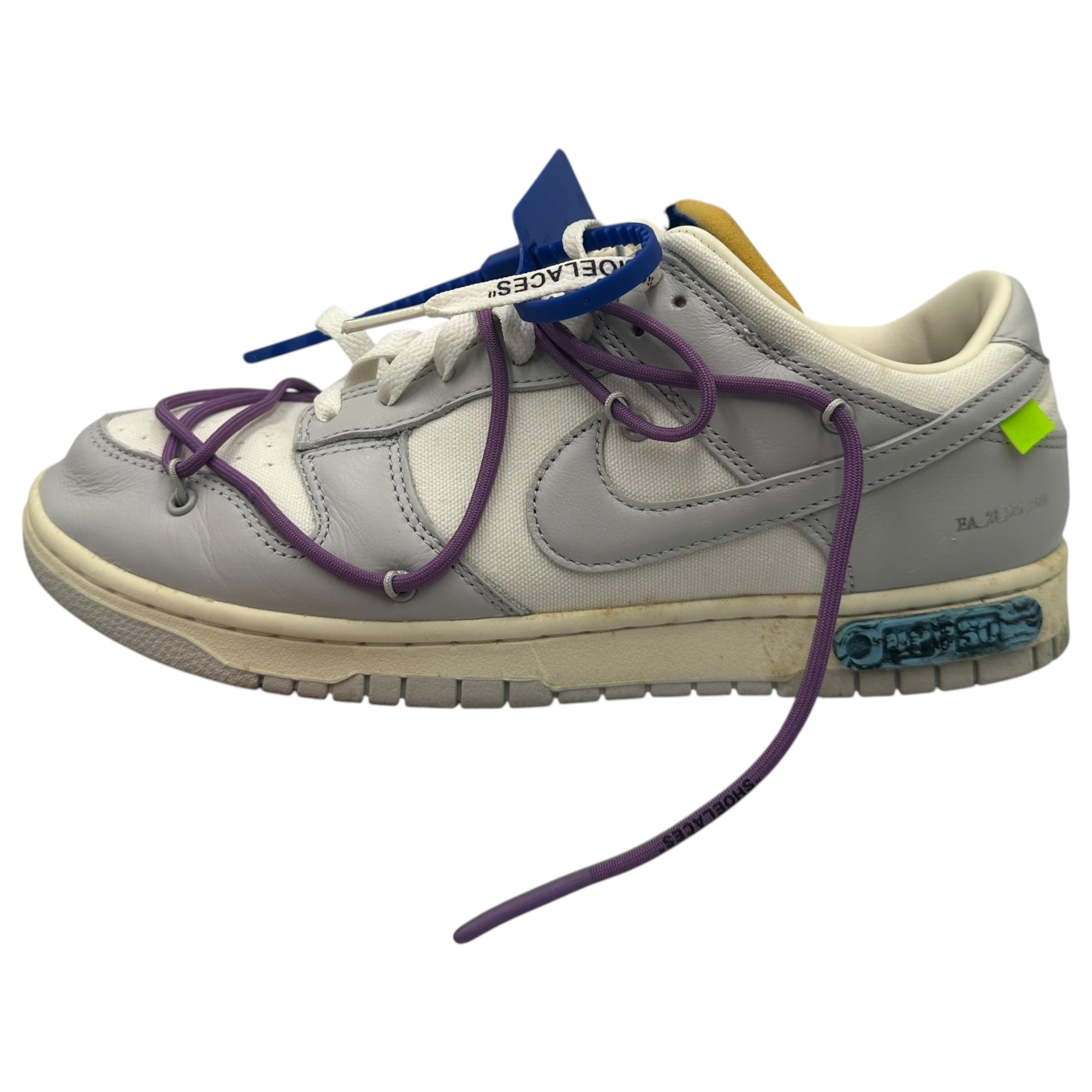NIKE×Off-White(ナイキ×オフホワイト) Dunk Low 1 OF 50 "48" ダンク ロー DM1602-107 29.5cm グレー×ホワイト スニーカー