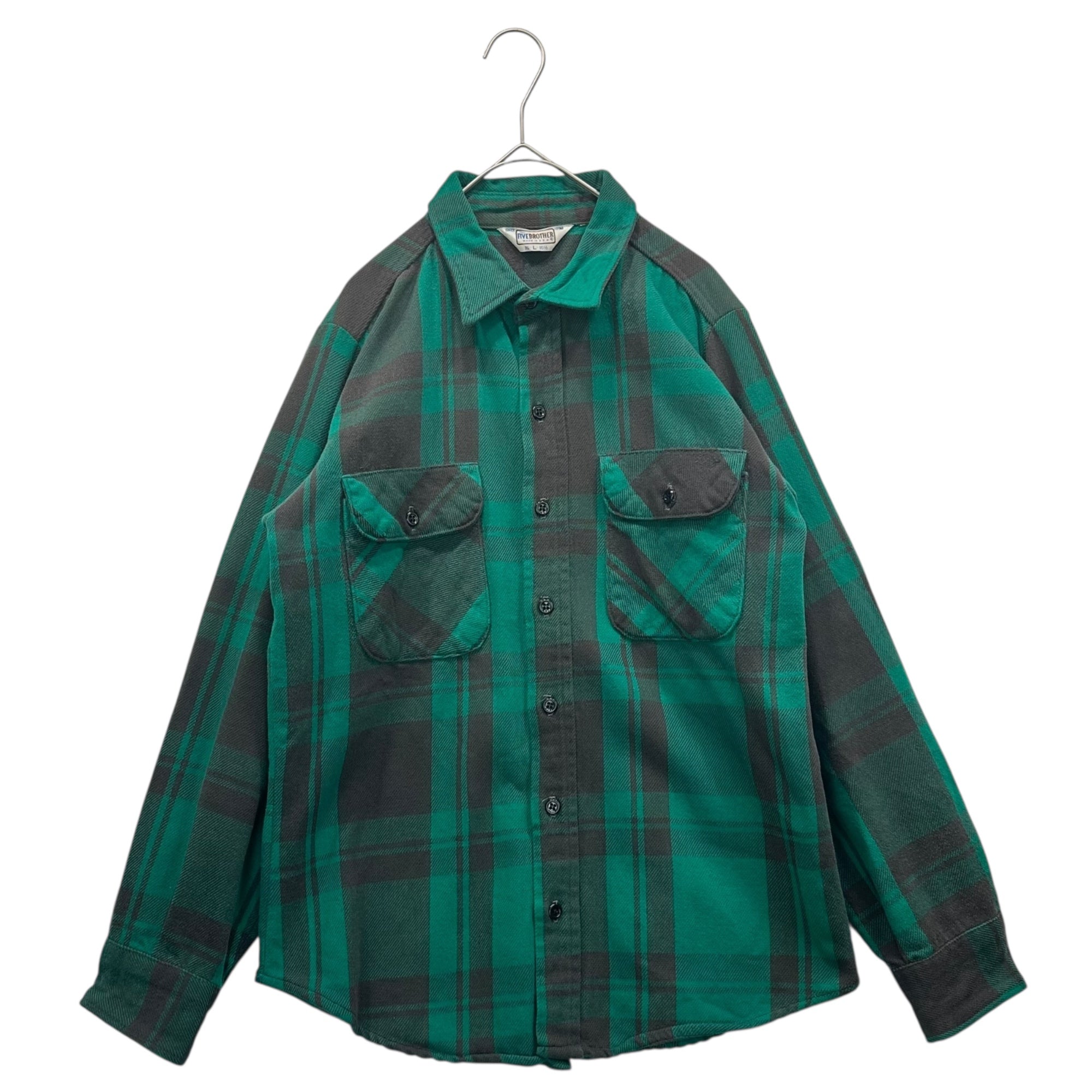 FIVE BROTHER(ファイブブラザー) 80's Check Flannel Shirt チェック