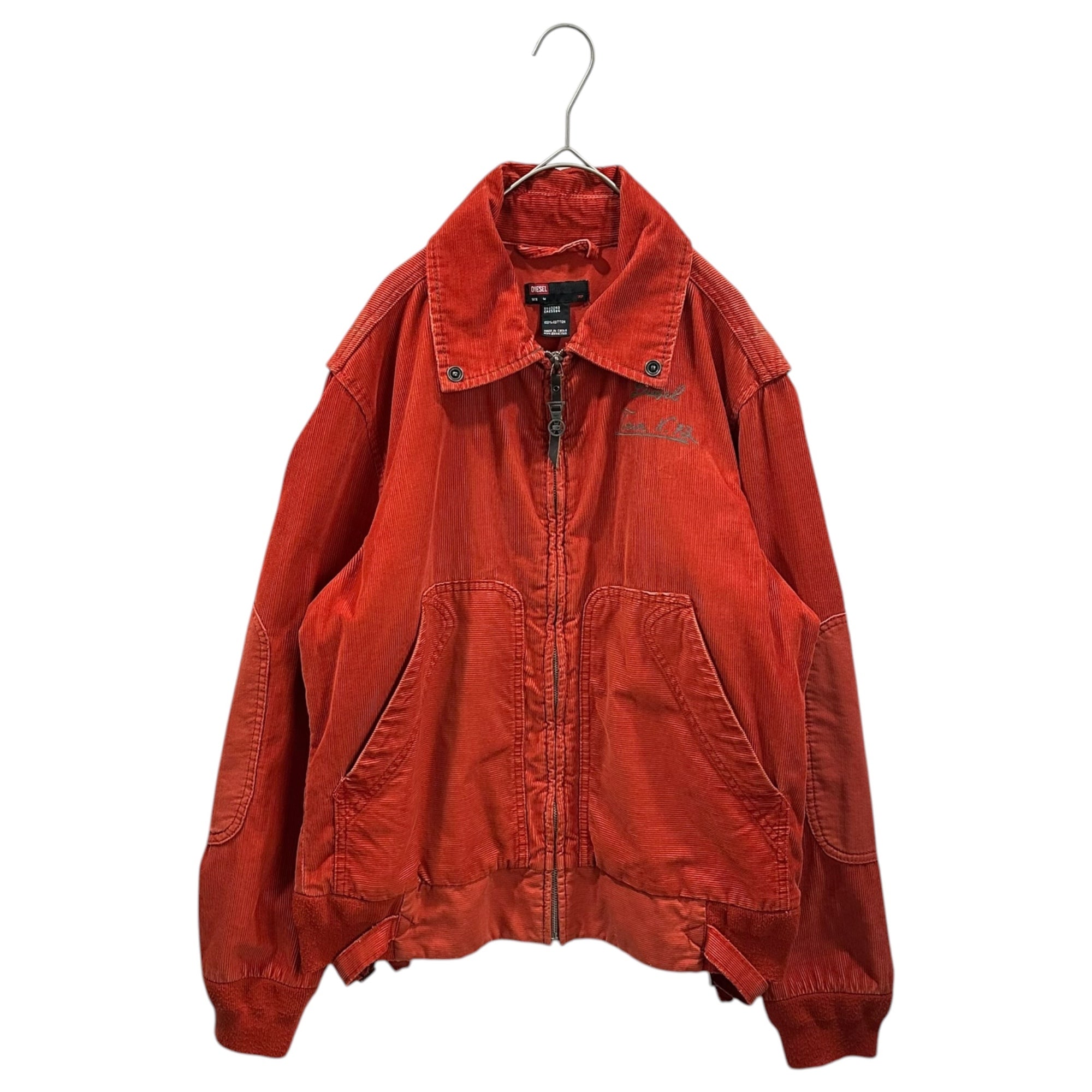 DIESEL(ディーゼル) ”BORN TO RIDE ROADHOGS” Corduroy Zip-Up Jacket
