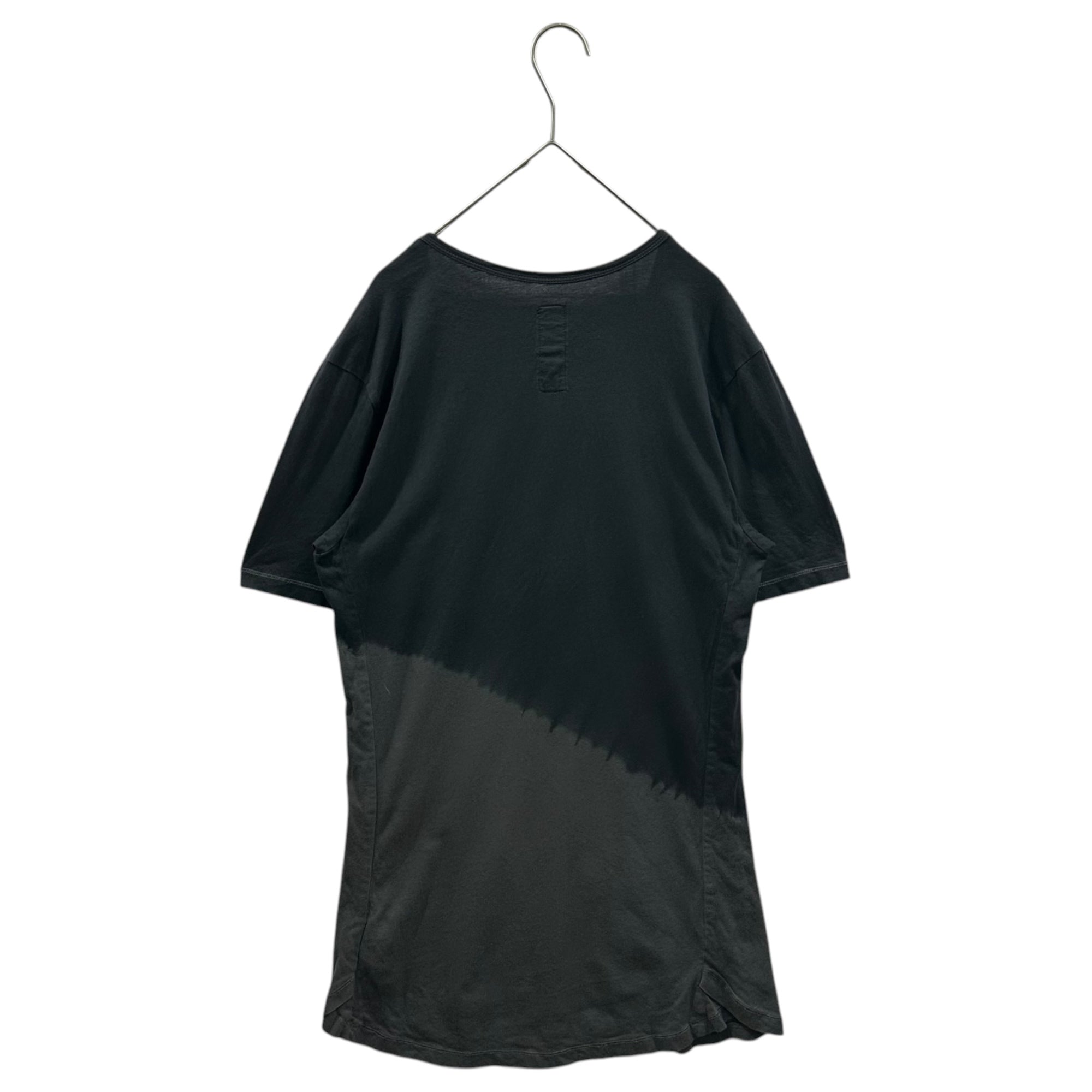 thom/krom(トムクロム) Bleached V-neck T-shirt 脱色加工 Vネック Tシャツ S ブラック×グレー ヴィアバスストップなど取扱 2009年スタートブランド