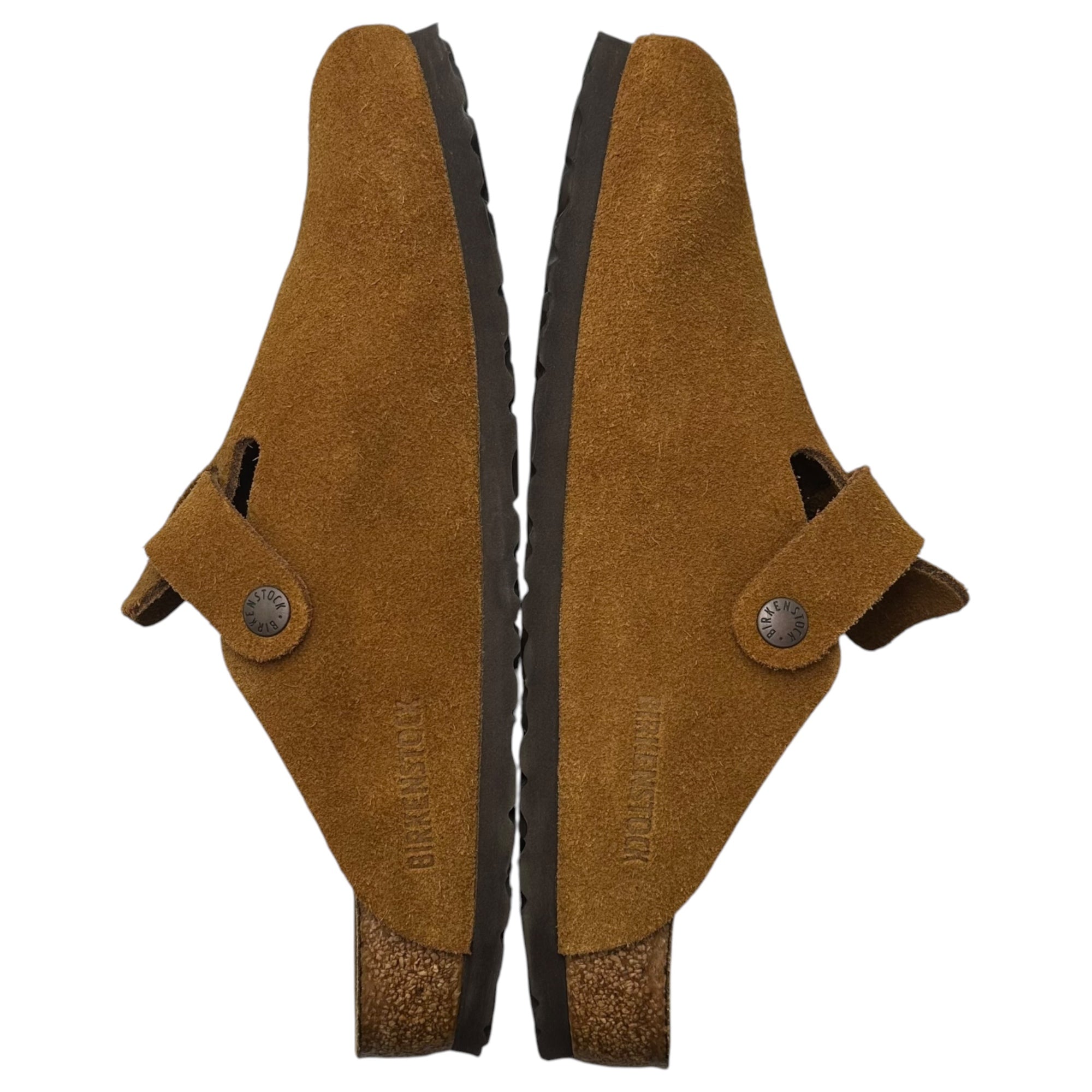 BIRKENSTOCK(ビルケンシュトック) 23AW Boston SFB VL Mink ボストン スウェード ソフト フット ベッド ミンク レギュラー サンダル 1009542 41(26.5cm程度) ブラウン 参考定価24,200円(税込)
