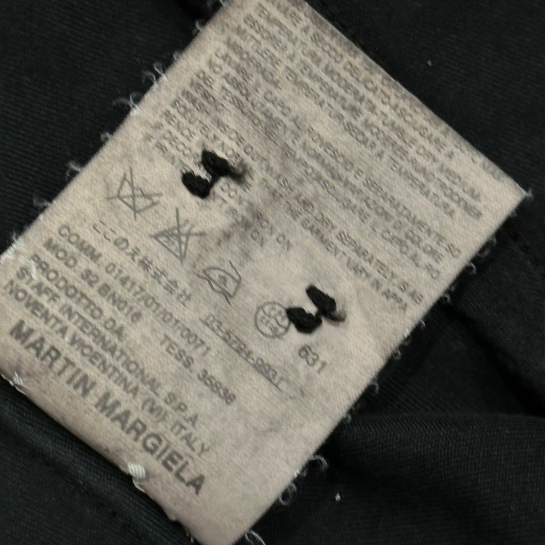 Maison Martin Margiela(メゾン マルタンマルジェラ) 2007SS Inside Out 3B Short Jacket インサイドアウト 3B ショート ジャケット 32 BN016 38 ブラック テーラード 00's 本人期