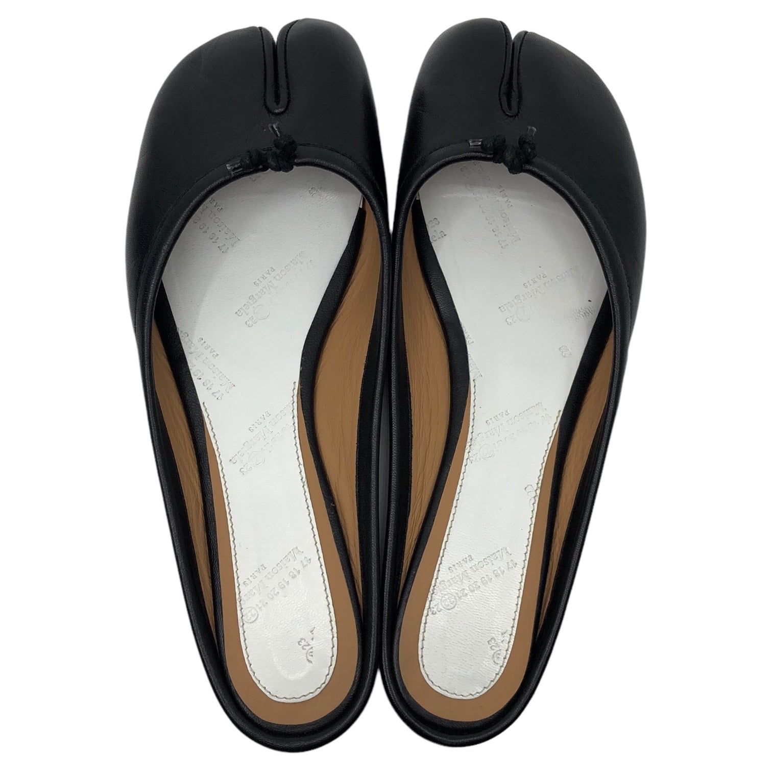 MAISON MARGIELA(メゾンマルジェラ) tabi ballerina mules 足袋 バレエリーナ ミュール 36  1/2(23.5cm程度) ブラック サンダル バレエ シューズ タビ