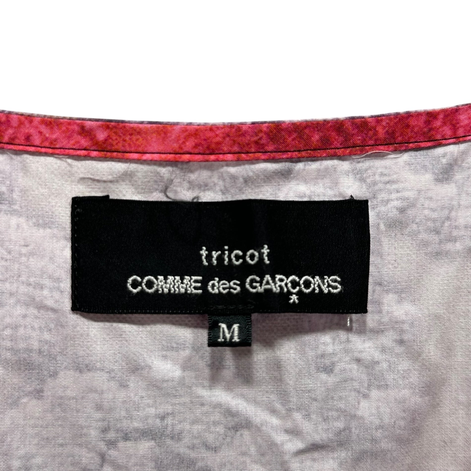 tricot COMME des GARCONS(トリココムデギャルソン) 14AW Sleeveless dress featuring various fabric transfers 異素材 転写 ノースリーブ ワンピース TN-O007 M マルチカラー AD2014