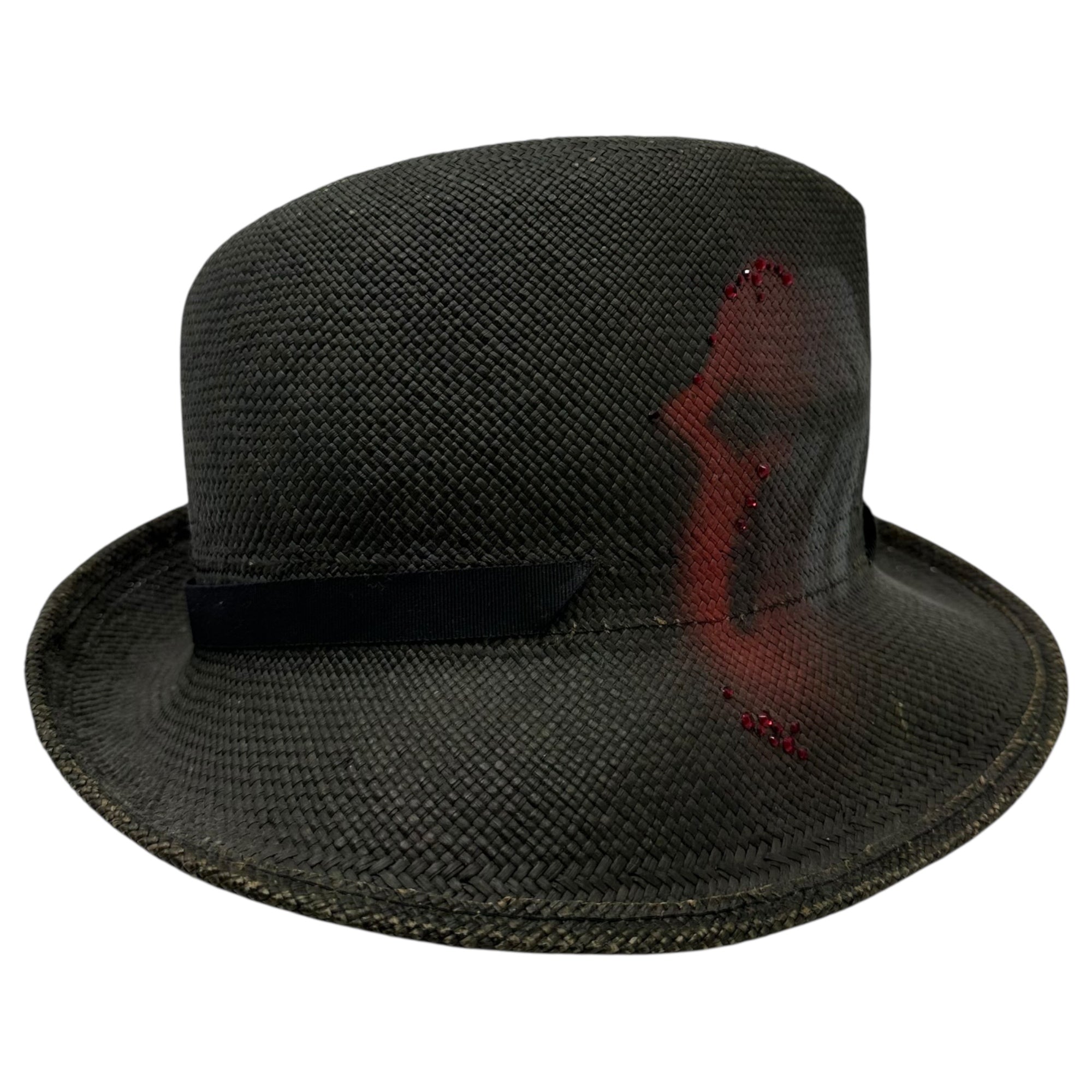 JONESBOY(ジョーンズボーイ) Rip and Tan Design Hat リップアンドタン デザイン ハット ブラック×レッド