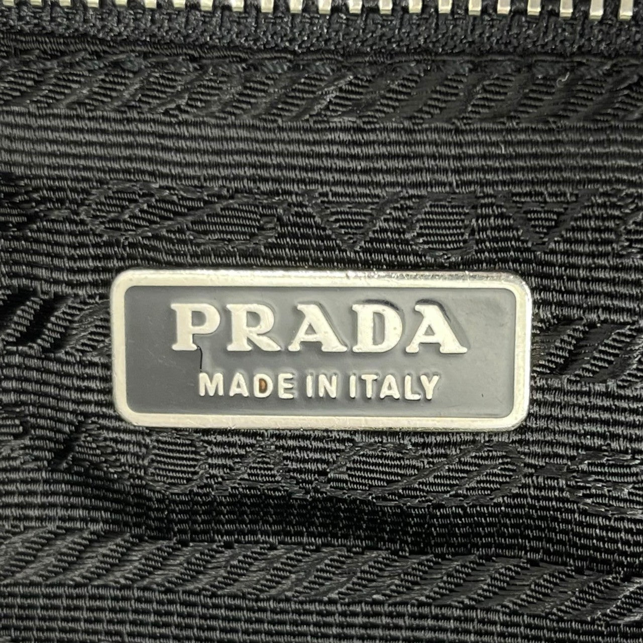 PRADA(プラダ) 90's~ Nylon leather one-shoulder bag ナイロン レザー ワン ショルダー バッグ ブラック ハンド Y2K 三角プレート ロゴ