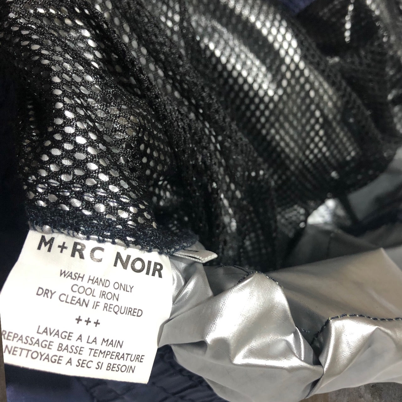 M+RC NOIR(マルシェノア) エラスティックパンツ S ネイビー
