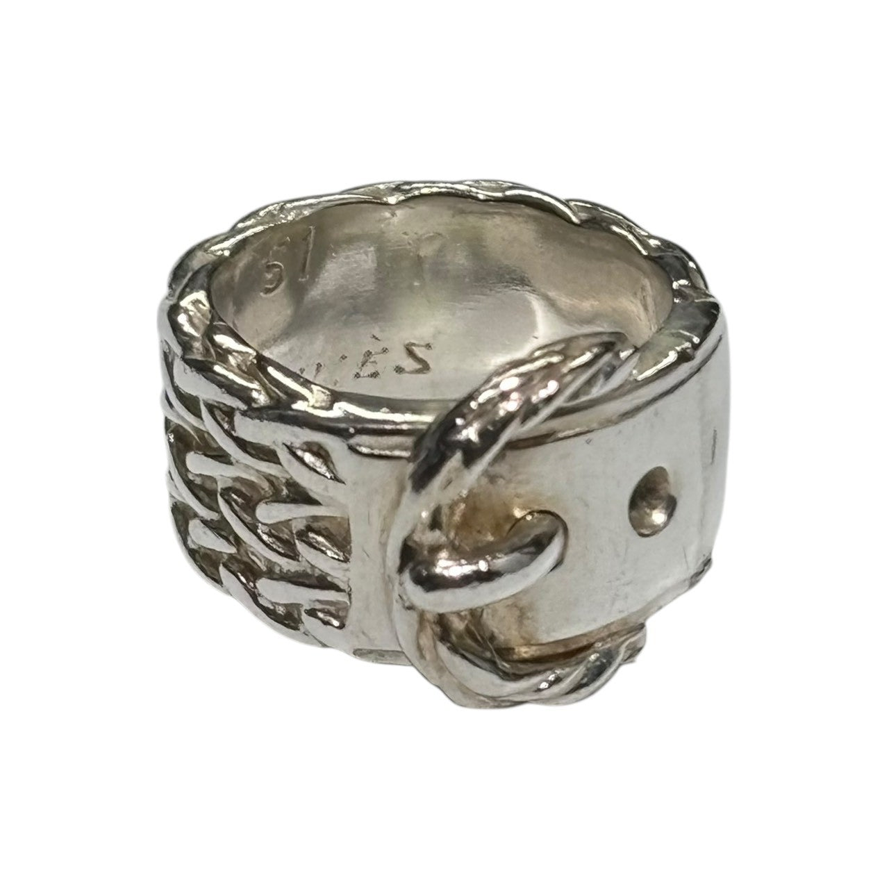 HERMES エルメス ディアンヌ リング ヴィンテージ シルバー 51 HERMES(エルメス) Vintage Dianne Ring ヴィンテージ ディアンヌ