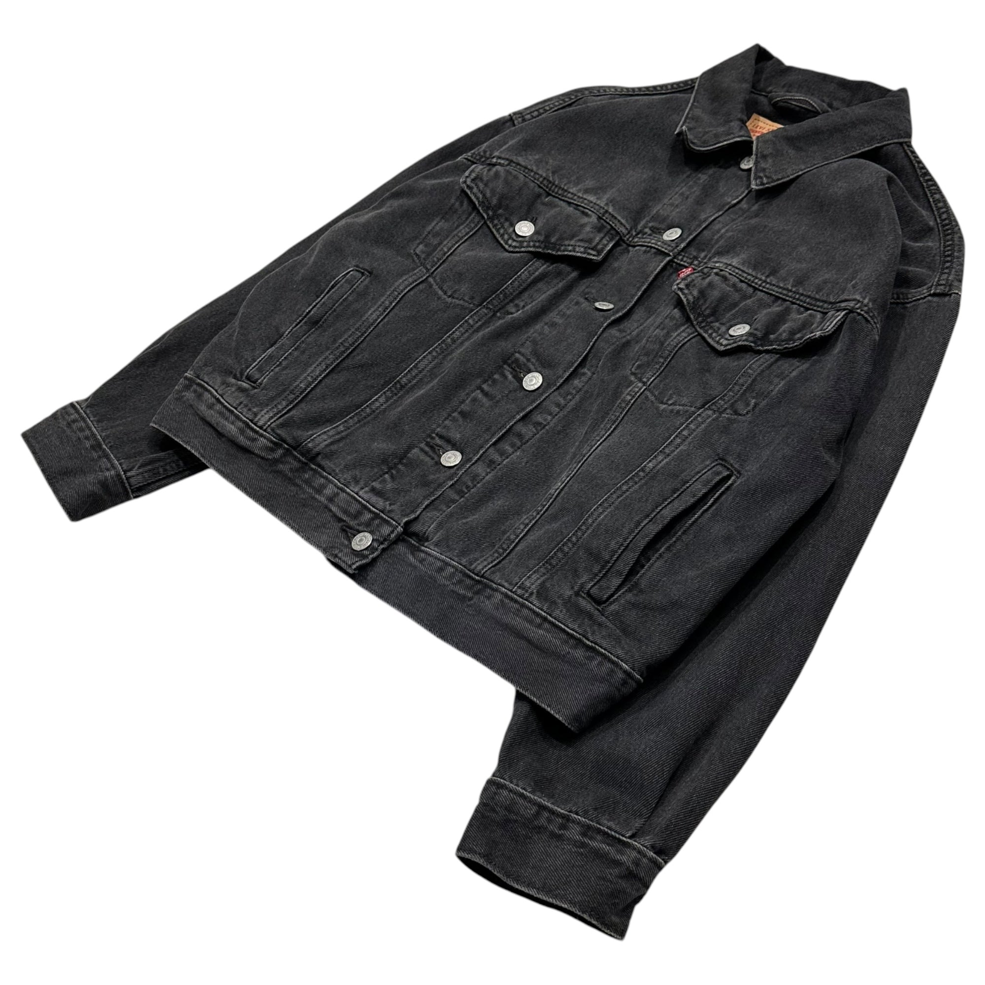 Levi's(リーバイス) TRUCKER JACKET ブラック デニム トラッカー ジャケット A1743-0044 S ブラック 90S 復刻