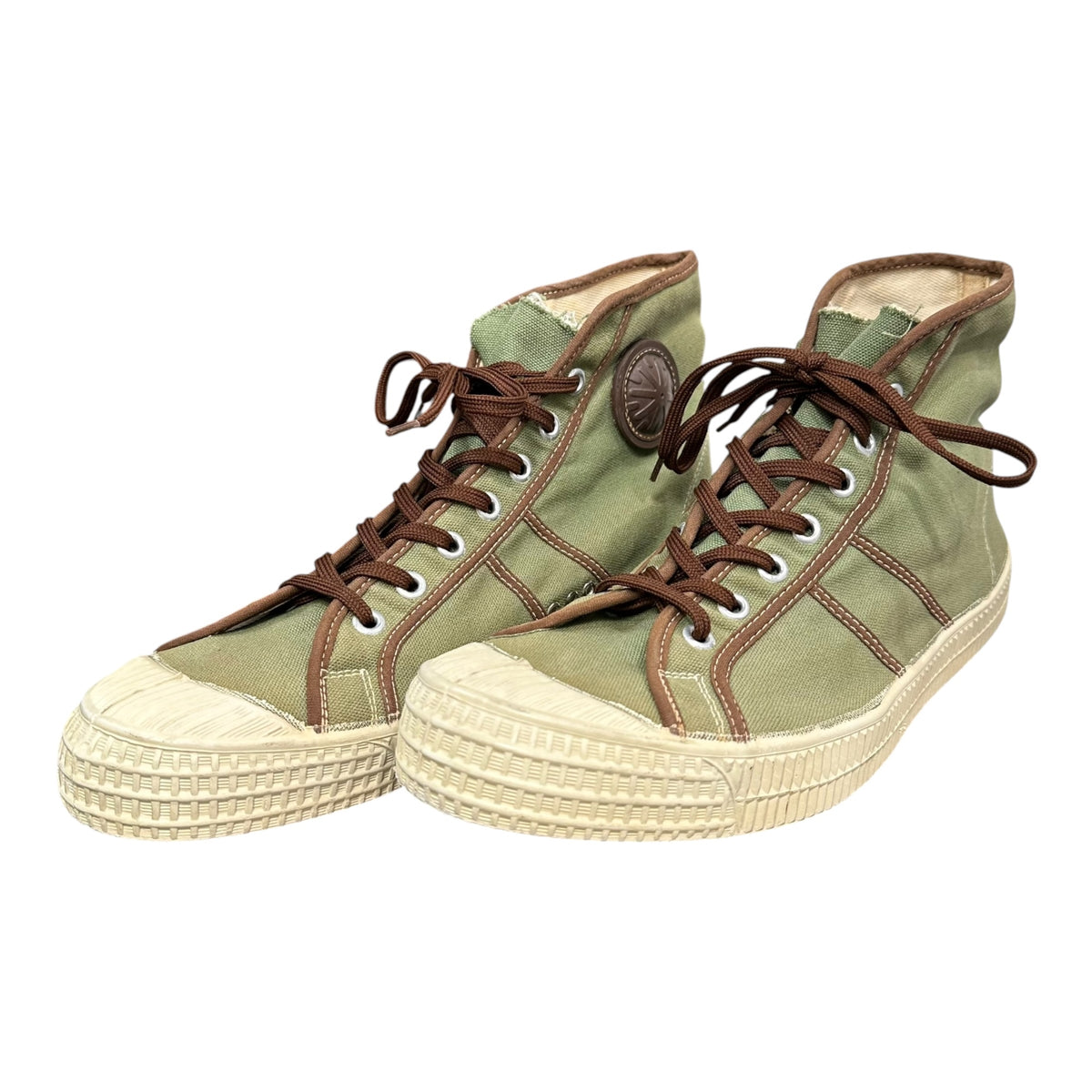 Czech army(チェコ軍) 2003's Military High-Cut Training Shoes ミリタリー ハイカット トレーニング シューズ 29cm カーキ×ブラウン 00s