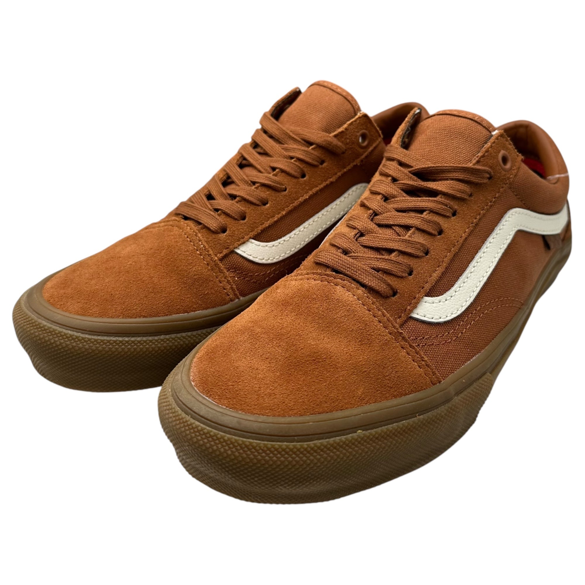 VANS(バンズ) SKATE OLD SKOOL スケート オールド スクール ローカット スニーカー VN0A5FCBB7G 27cm ブラウン OLD SKOOL PRO Upgrade Model