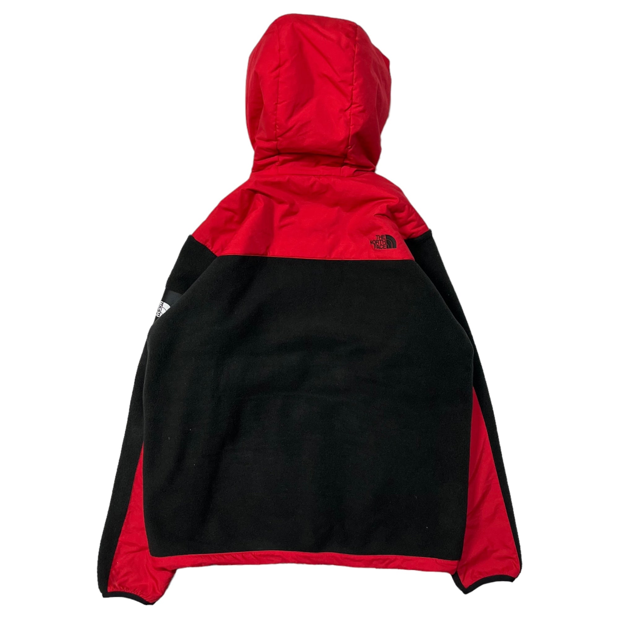 THE NORTH FACE(ノースフェイス) Denali Hoodie デナリ フーディ NA71952 XL レッド×ブラック フリース  ジャケット