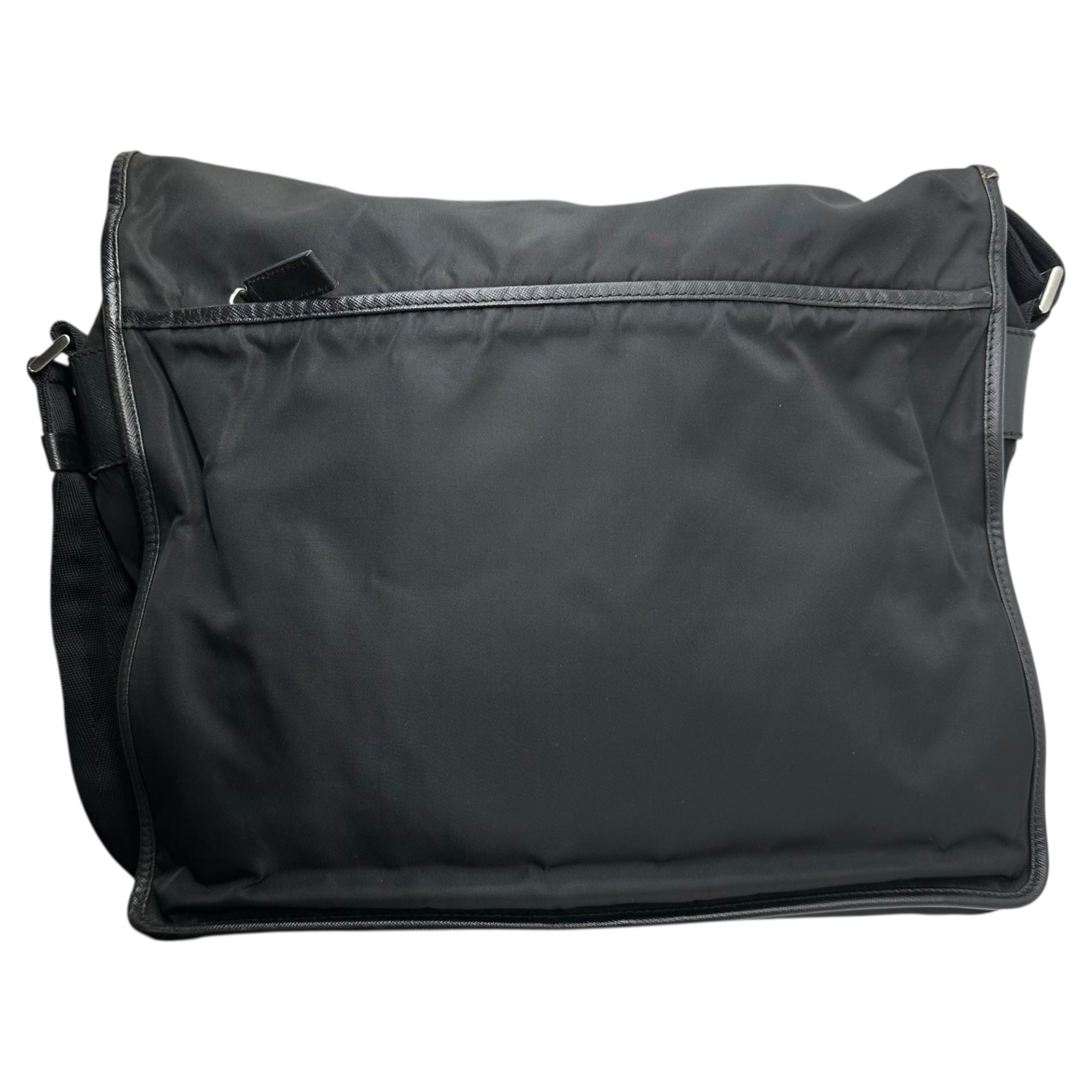 PRADA(プラダ) BORSA A TRACOLLA Messenger Bag ナイロン メッセンジャー バッグ VI158M ブラック ショルダー バッグ