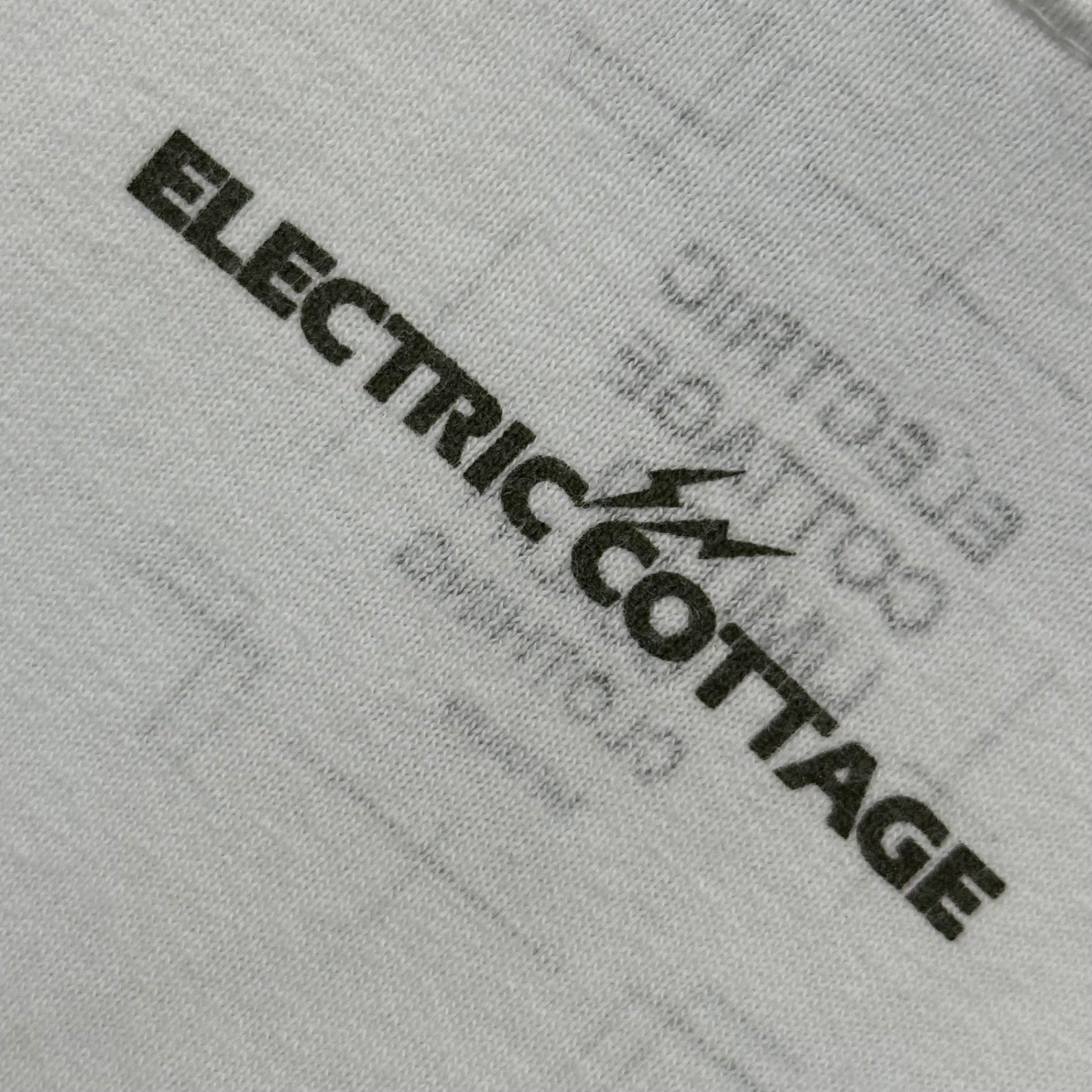 ELECTRIC COTTAGE(エレクトリックコテージ) Earth Graphic S/S T-Shirt アース グラフィック 半袖 Tシャツ M ホワイト×カーキ×ネイビー