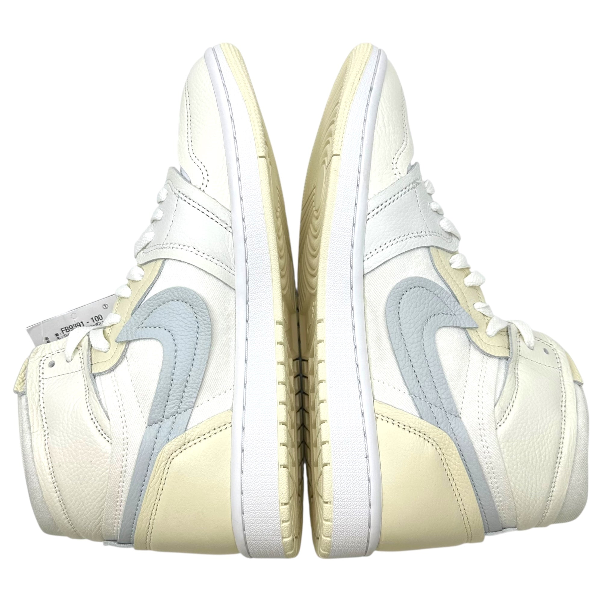NIKE(ナイキ) Women's Air Jordan 1 High MM "Coconut Milk" エア ジョーダン 1 ハイ メソッドオブメイク FB9891-100 27.5cm ホワイト×アイボリー ハイカット スニーカー 箱付