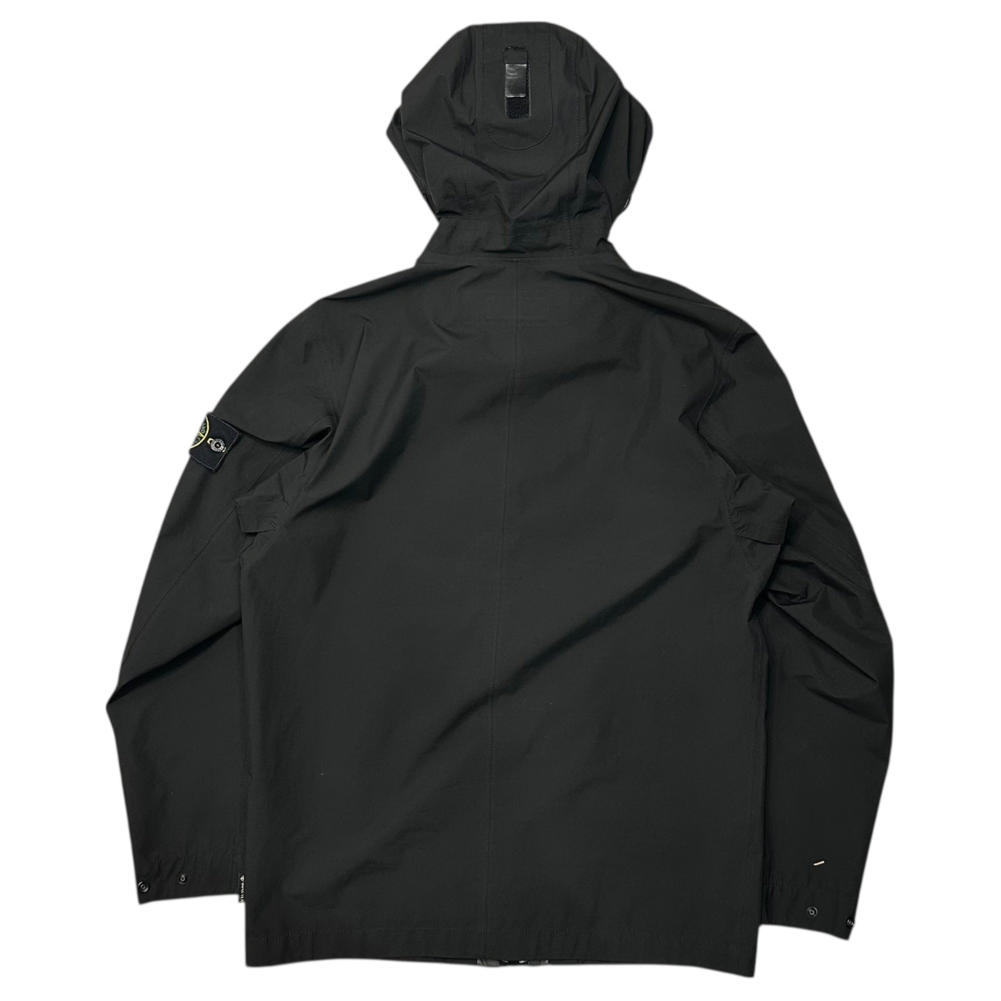 STONE ISLAND(ストーンアイランド) 20SS GORE-TEX® Hooded Zip-Up Jacket ゴアテックス フーデッド ジップアップ ジャケット 721543020 S ブラック