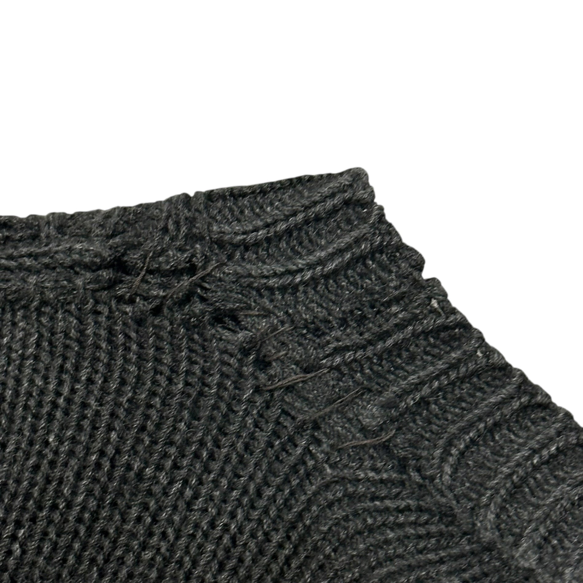 Y's for men(ワイズフォーメン) 1980's~1990's V-Neck L/S Cotton Knit Vネック 長袖 コットン ニット 表記消(FREE) グレー 80年代～90年代 ヴィンテージ