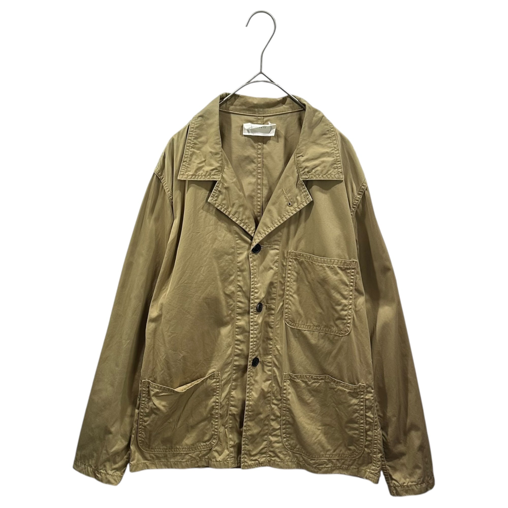 cantate(カンタータ) 18SS Coverall Jacket カバーオール ジャケット 18SSCA094 48 ベージュ テーラード