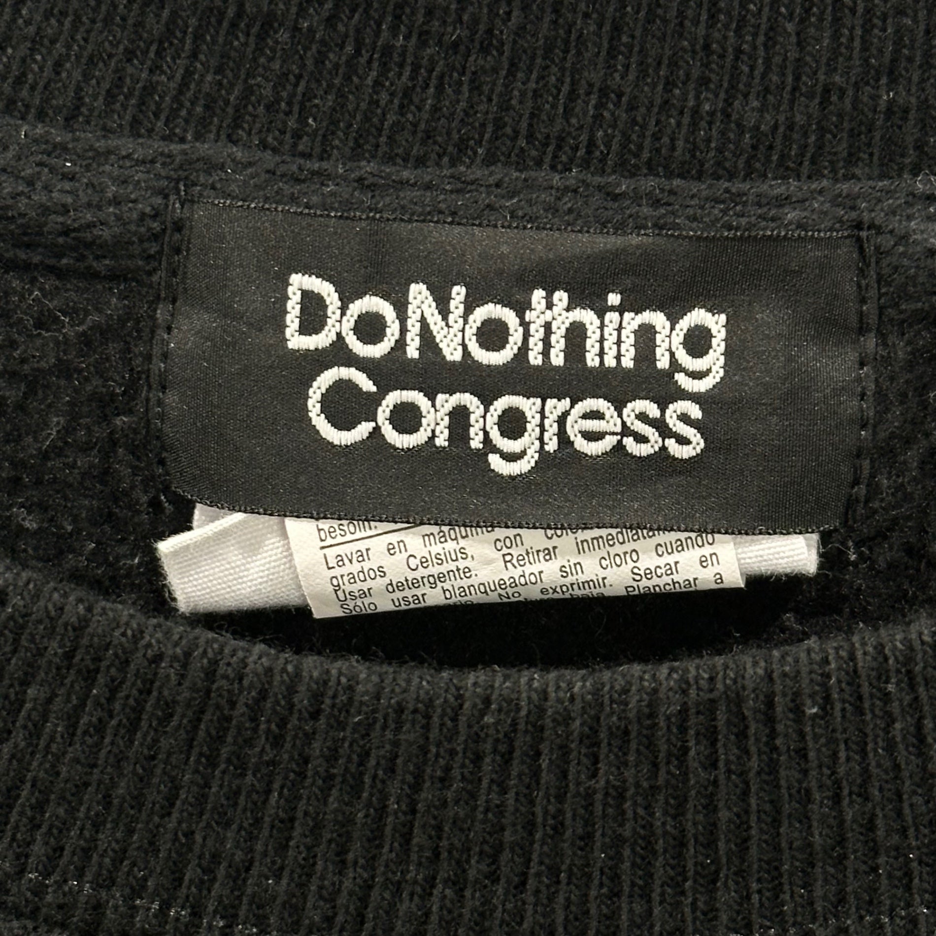 Do Nothing Congress(ドゥーナッシングコングレス) Do Nothing but A Cup of TeaChampion 12oz ヘビーウェイト スウェット XL ブラック championボディ