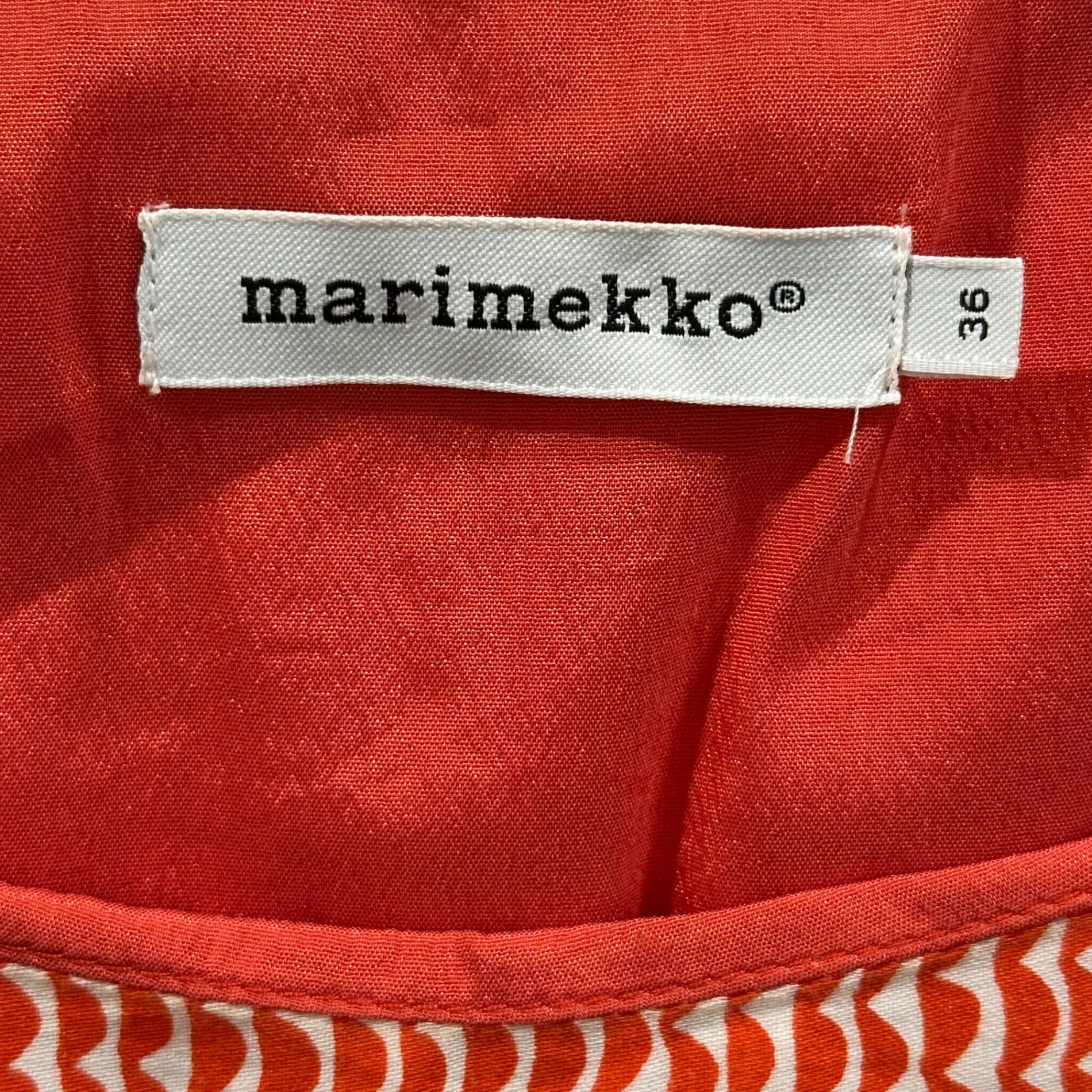 marimekko(マリメッコ) PAPAJO Dress One-Pieace パパヨ ドレス ワンピース 52131-35756 36(S) オレンジ