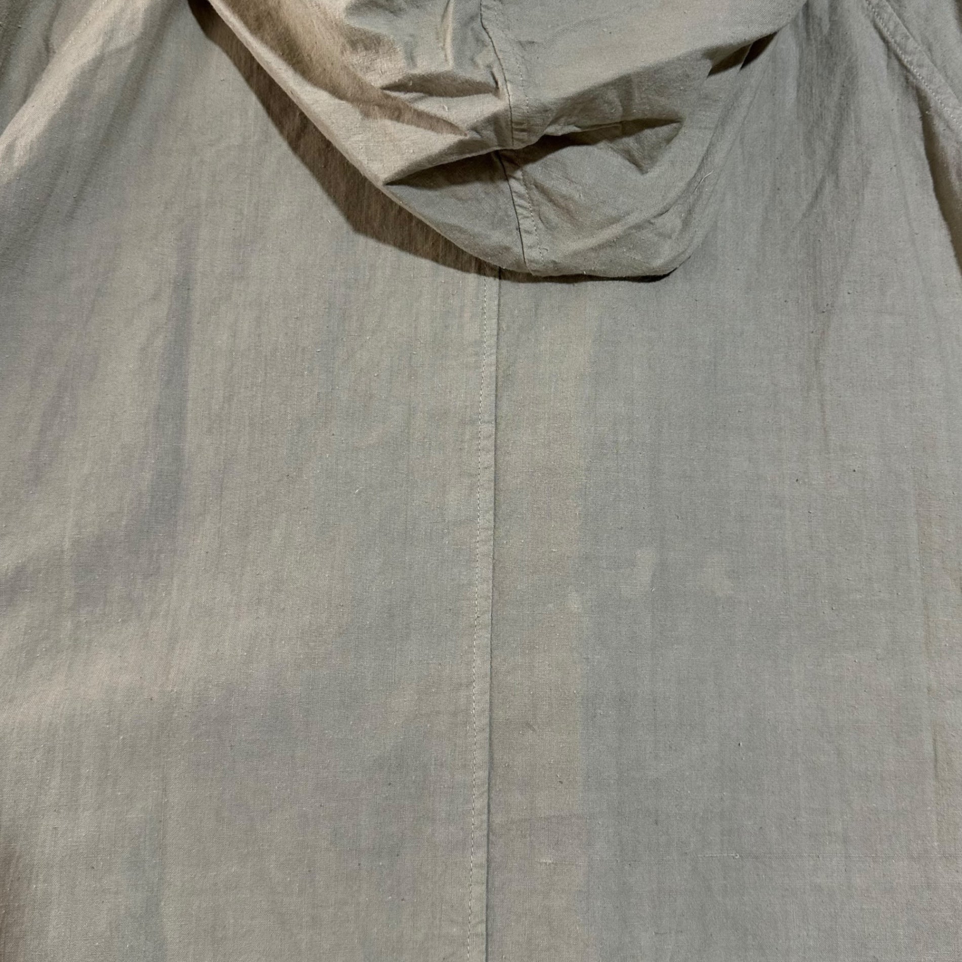 VINTAGE(ヴィンテージ)  70~80's surgical hooded gown coat サージカル フード付きガウン コート  EURO MILITALY 表記無し(M～L程度) ペールグリーン