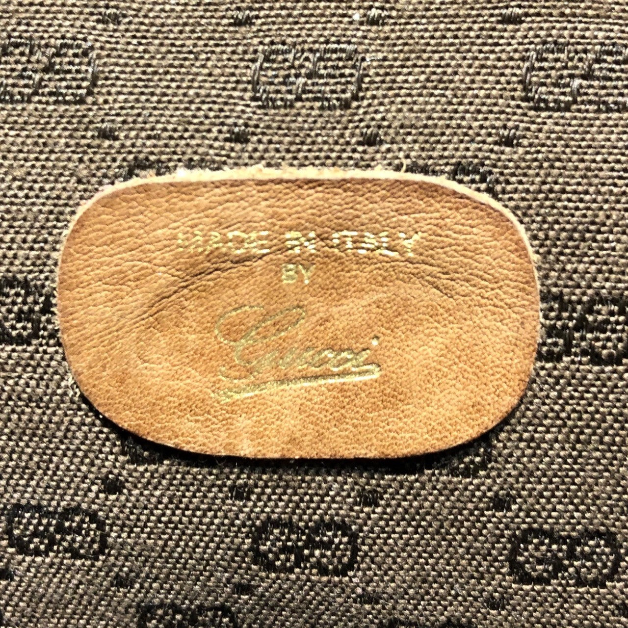 GUCCI(グッチ) 80's GG logo compact chain shoulder bag ロゴ コンパクト チェーン ショルダー バッグ ブラウン OLD GUCCI 80年代 ヴィンテージ