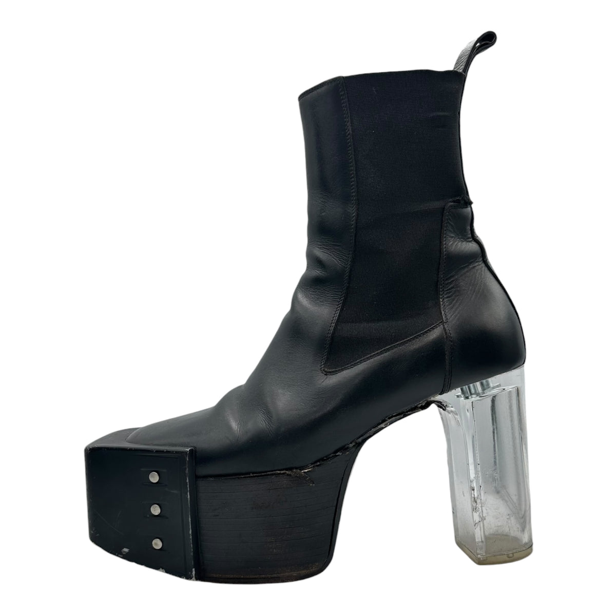Rick Owens(リックオウエンス) GRILL KISS BOOTS グリル キスブーツ RU02A5825 43 ブラック