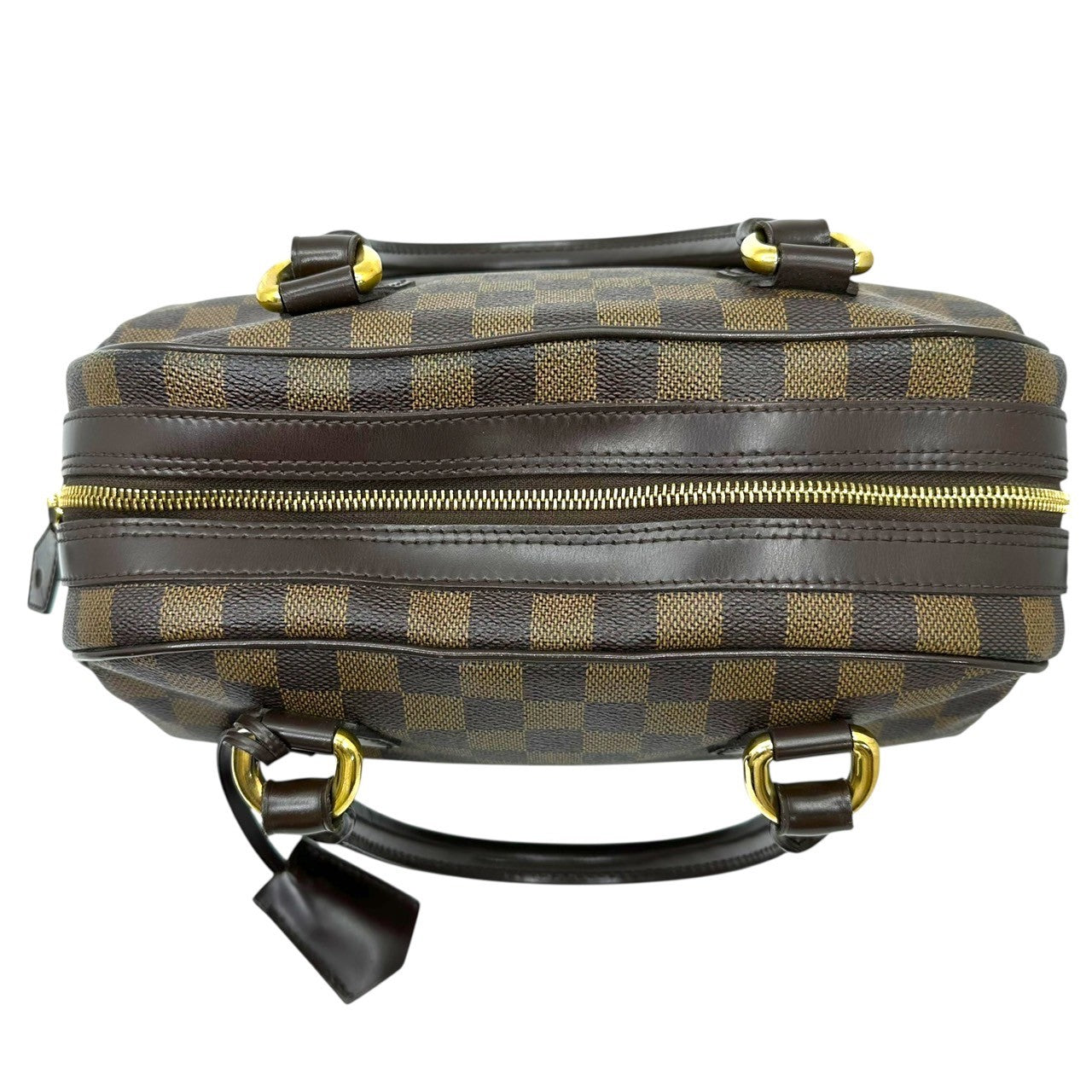 LOUIS VUITTON(ルイヴィトン) ドゥオモ ダミエ ハンド バッグ 型番：N60008 製造番号：CA2098 ブラウン×ブラック ミニ ボストン