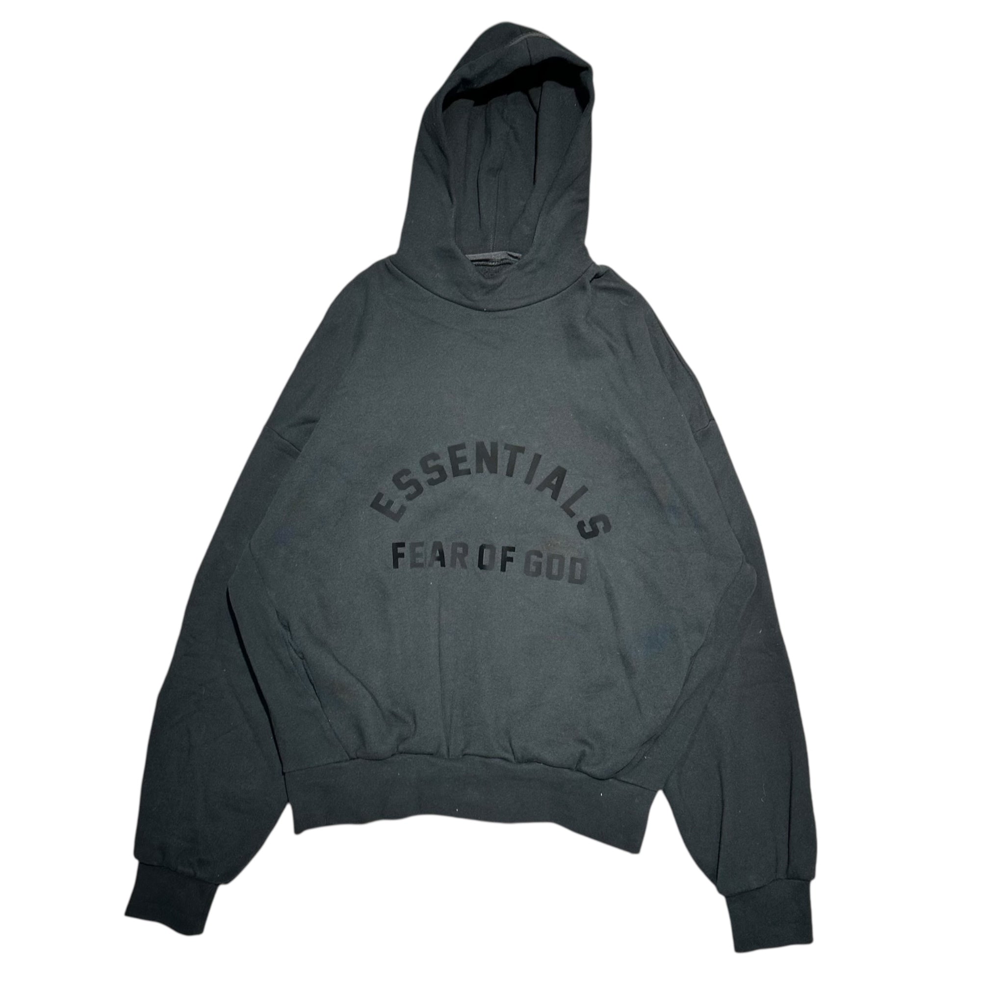 Fear Of God Essentials(フィアオブゴッドエッセンシャルズ) Logo Pullover Hoodie ロゴ プルオーバー パーカー XS ブラック