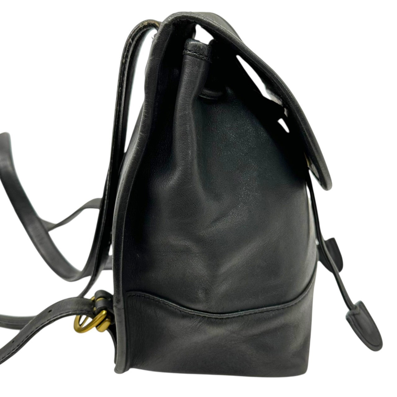 COACH(コーチ) OLD COACH leather mini rucksack レザー ミニ リュック 101-78 ブラック