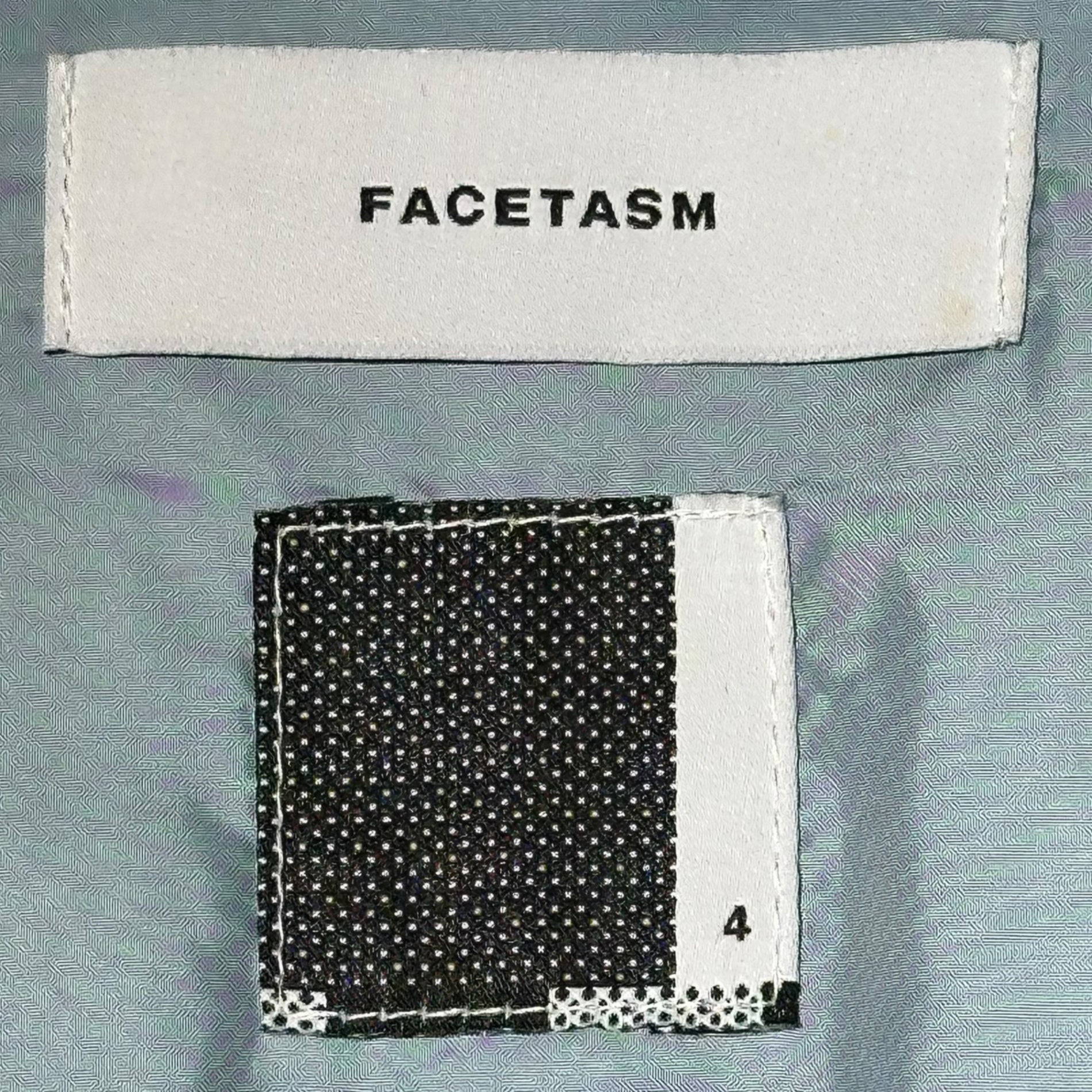 FACETASM(ファセッタズム) 21AW HIGH-LOW FLEECE ZIPPER JACKET ハイ ロー フリース ジッパー ジャケット CSW-JK-M03 4(M) アイボリー×レッド