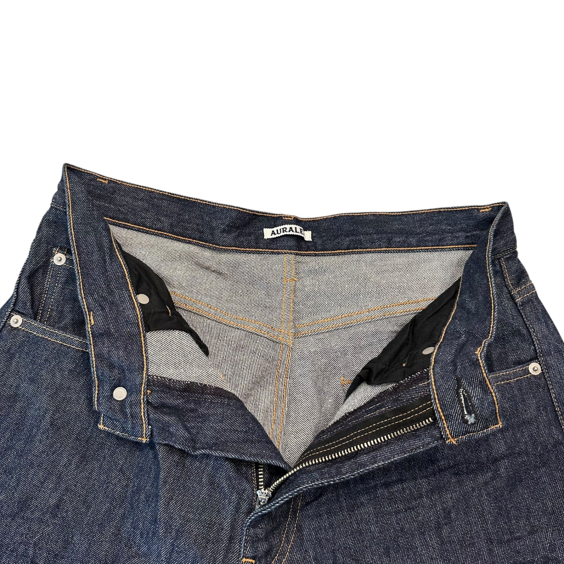 AURALEE(オーラリー) HARD TWIST DENIM WIDE PANTS ハード ツイスト デニム ワイド パンツ A00P03DM 30 インディゴ