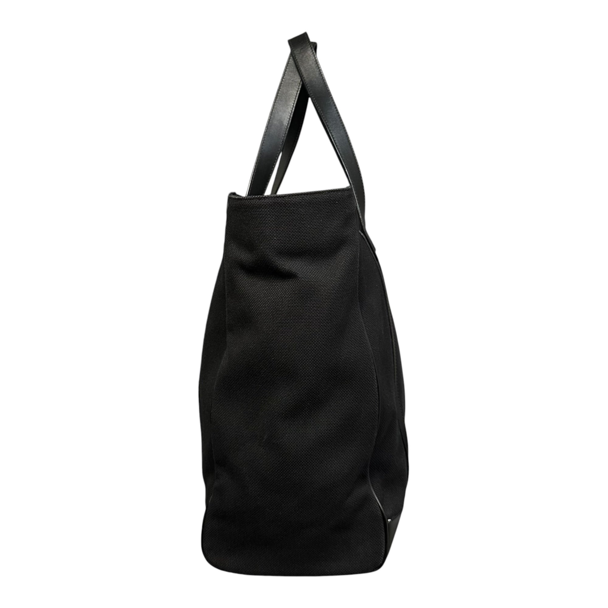 GUCCI(グッチ) Leather Canvas Tote Bag レザー キャンバス トート バッグ 91384 ブラック