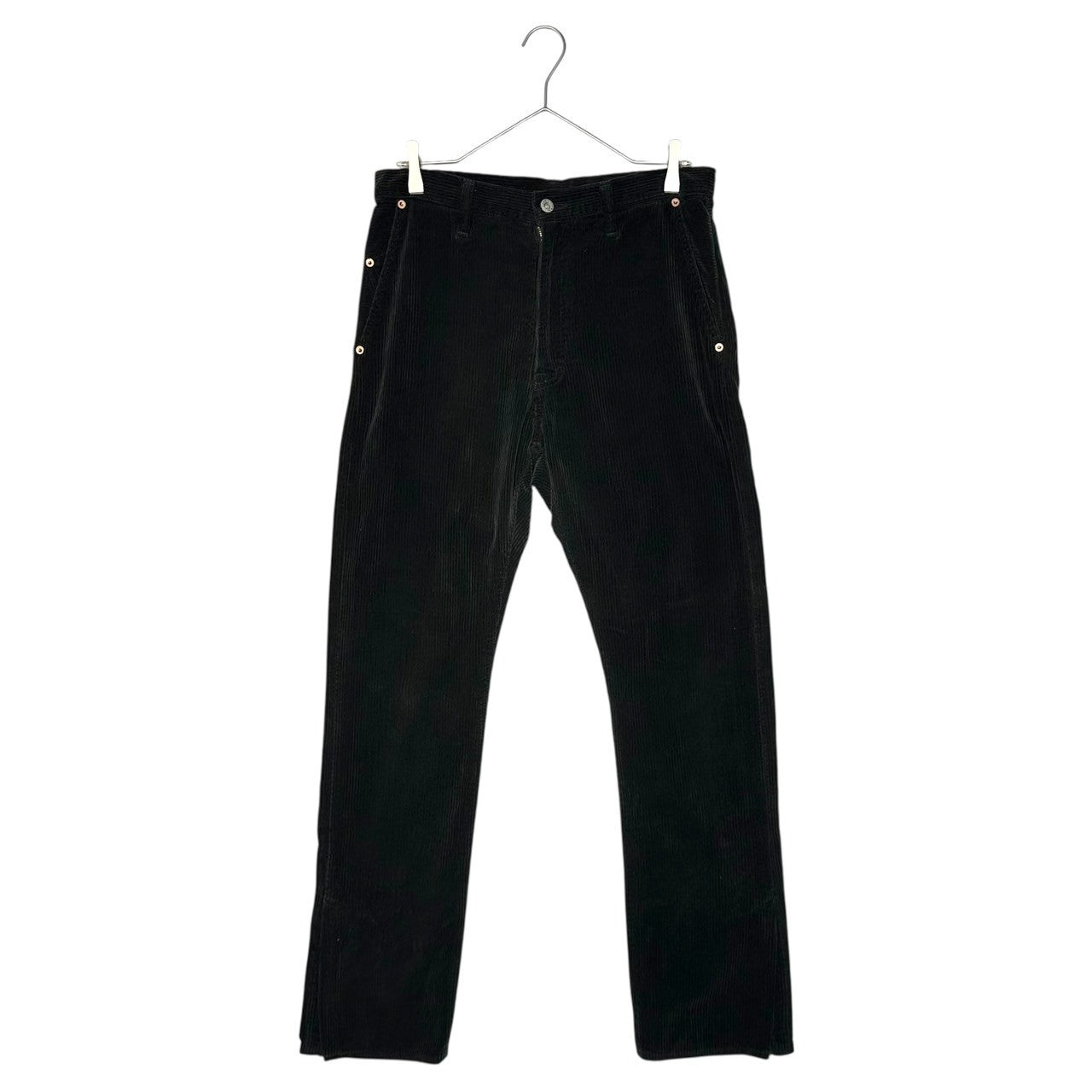 doublet(ダブレット) 17AW Straight corduroy pants ストレート コーデュロイ パンツ 17AW12PT58 M ブラック