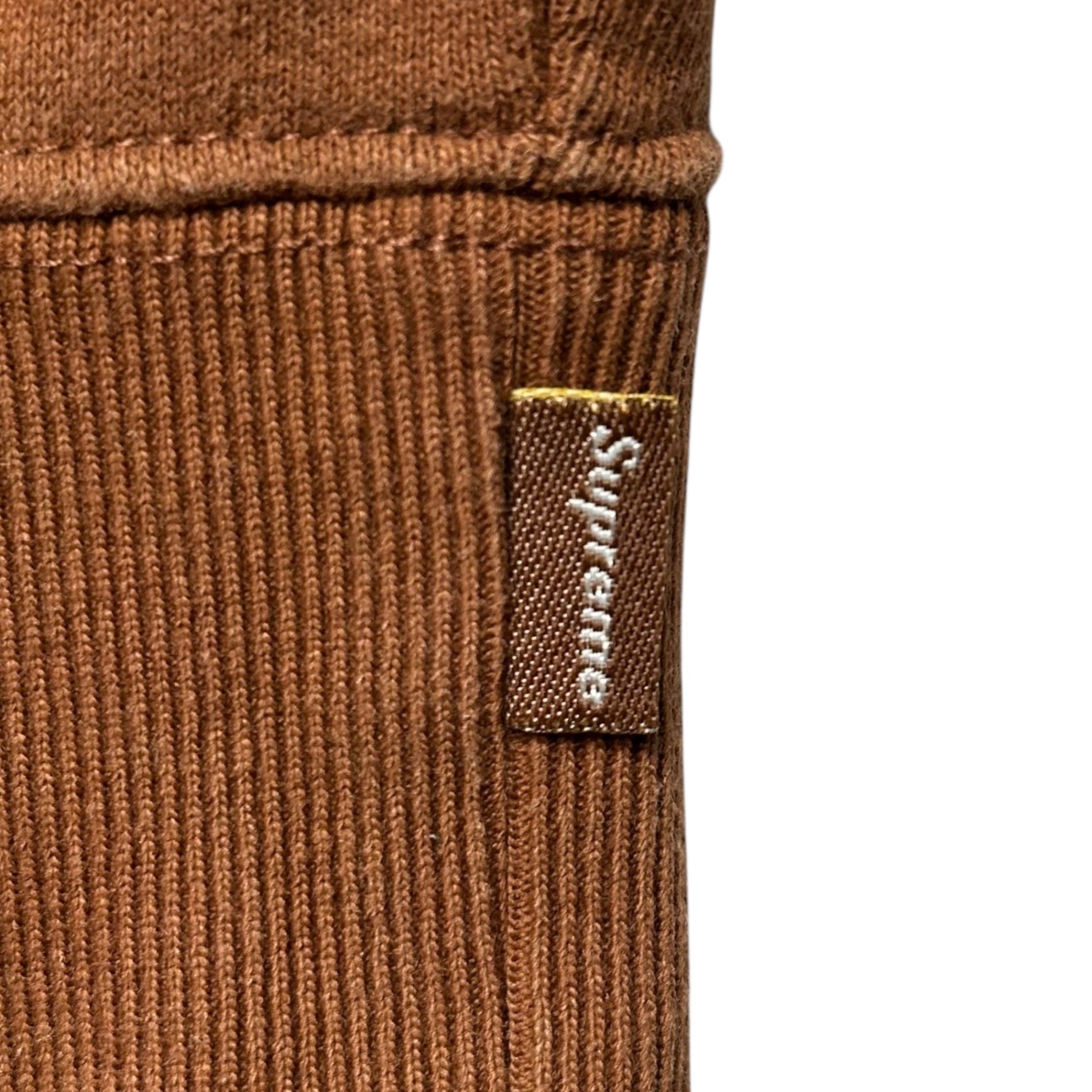 SUPREME(シュプリーム) 22SS Embroidered Chenille Hooded Sweatshirt ロゴ 刺繍 プルオーバー パーカー S ブラウン