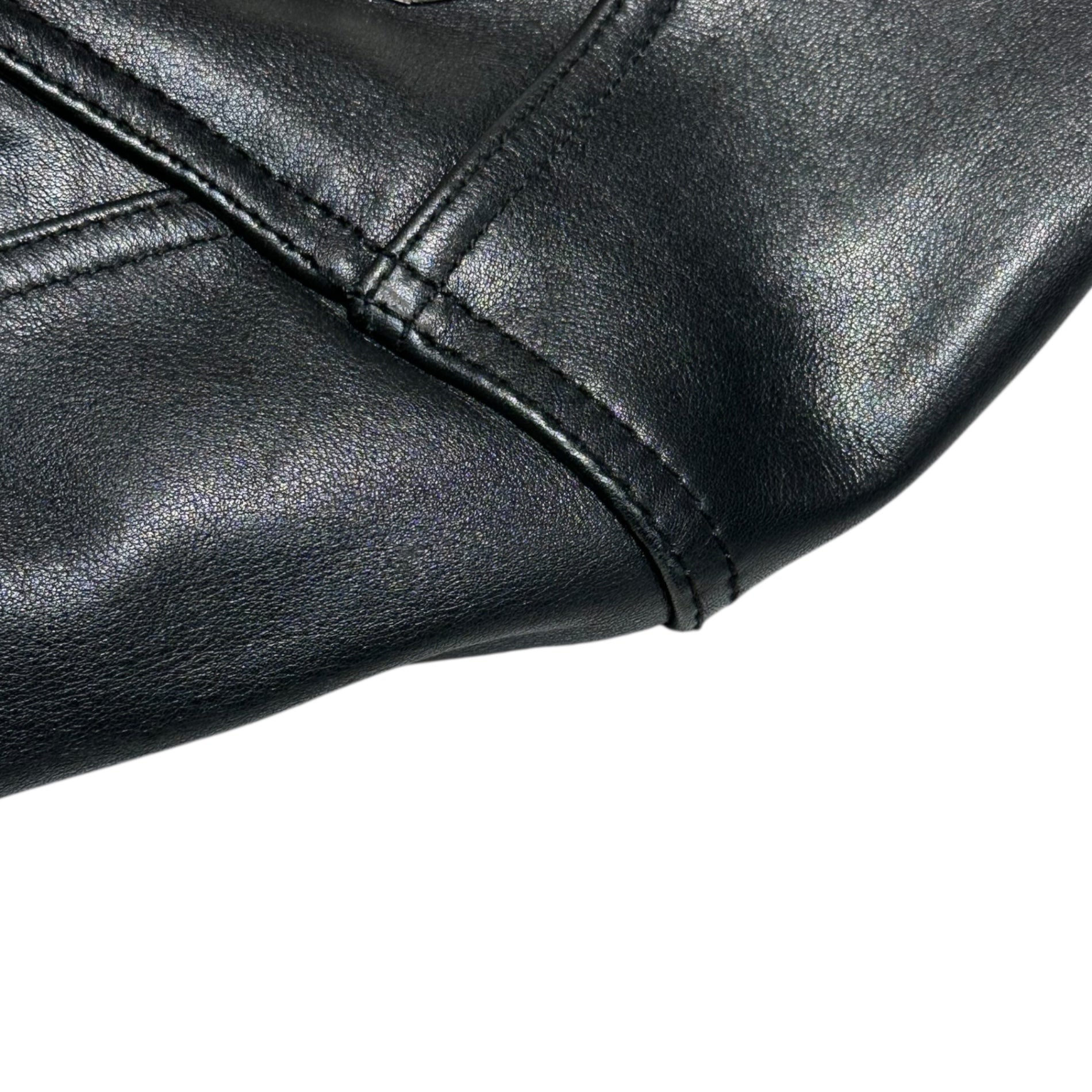 RADIALL(ラディアル) 09AW CONVOYS Back Patch Single Leather Rider Jacket バックワッペン シングル レザー ライダース ジャケット 09WS-27 M ブラック