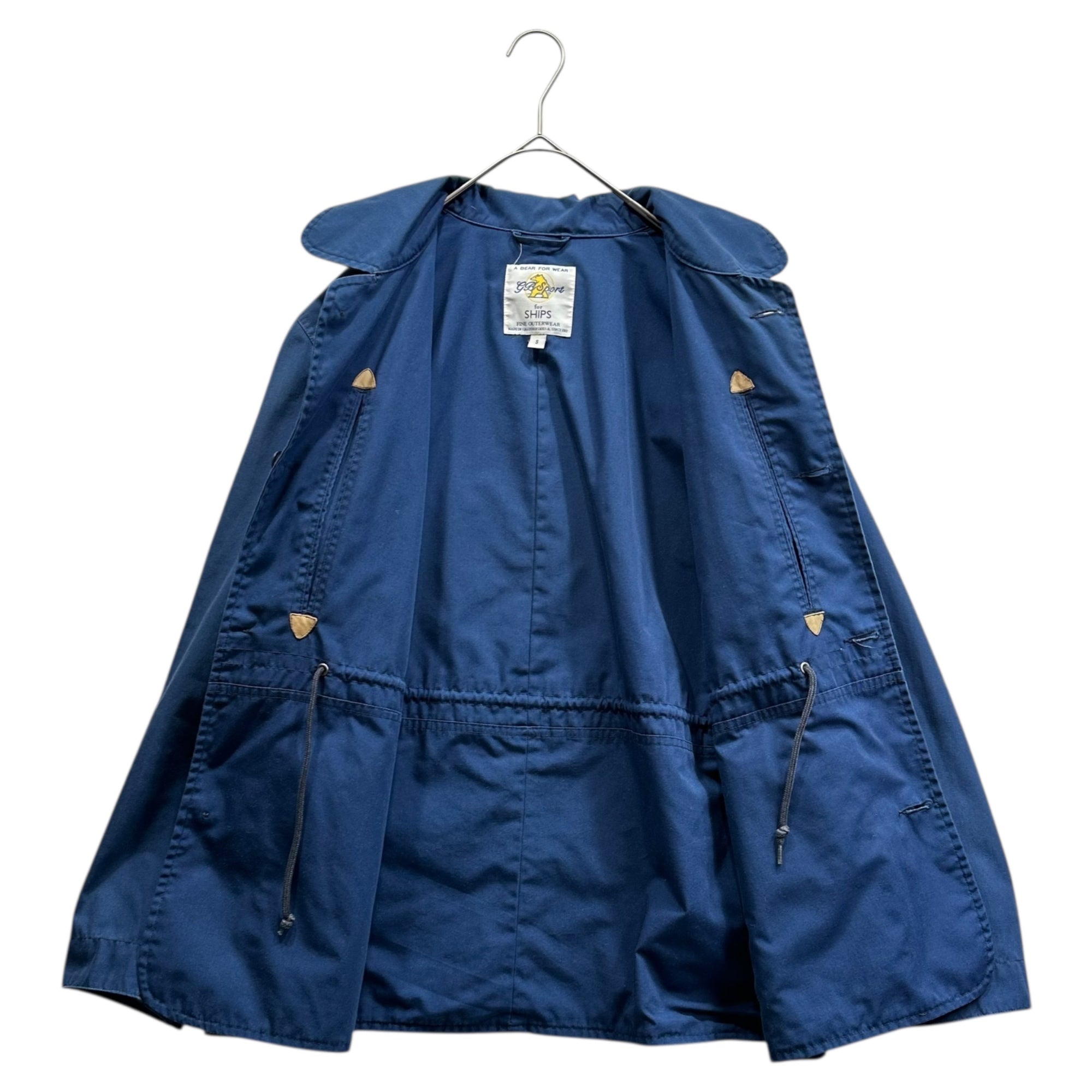 GBSPORT for SHIPS(ジービースポーツ × シップス) Cotton L/S Work Jacket コットン 長袖 ワークジャケット S ブルー