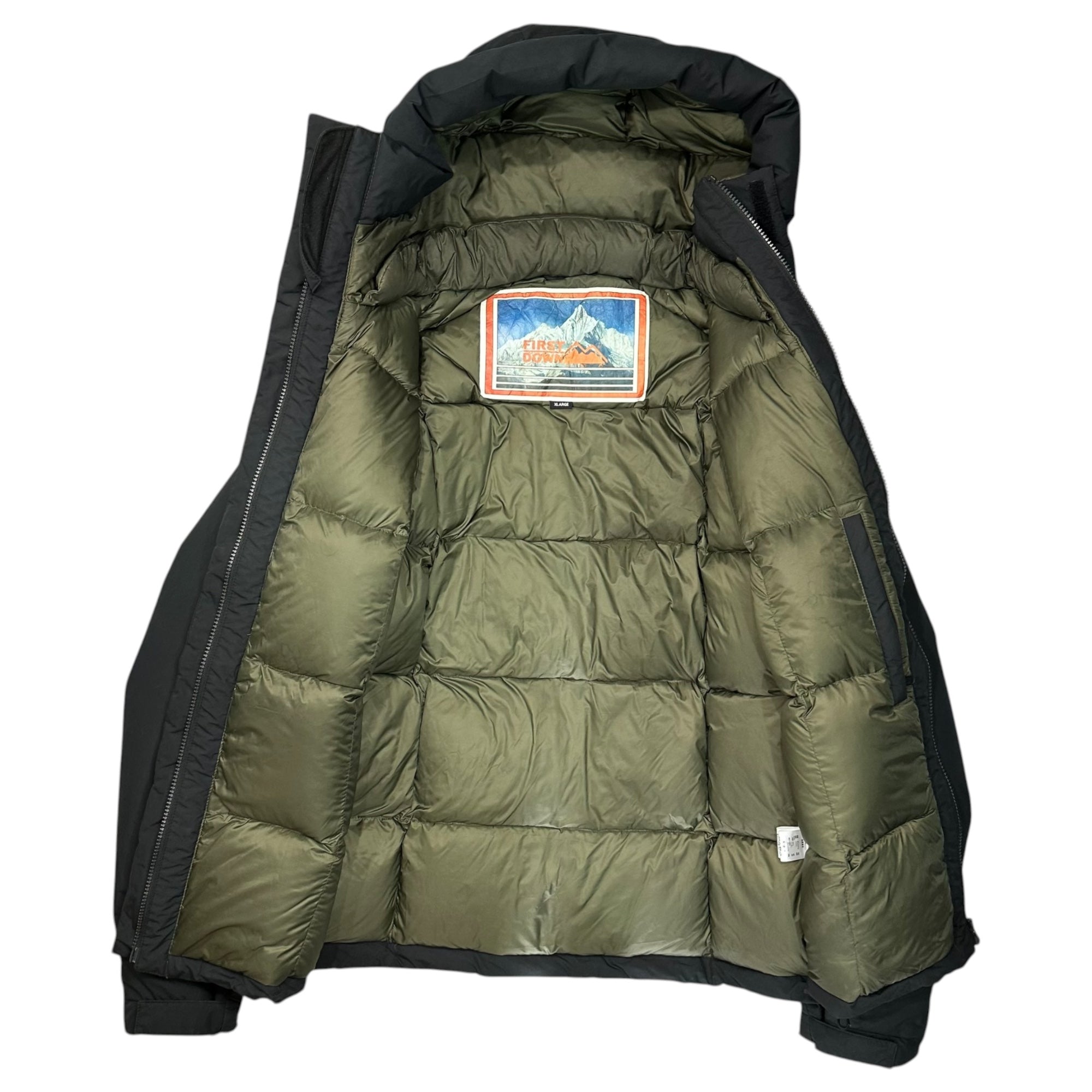 FIRST DOWN(ファーストダウン) MAURI Down Parka マウリ ダウン パーカー 642502C XL ブラック ジャケット