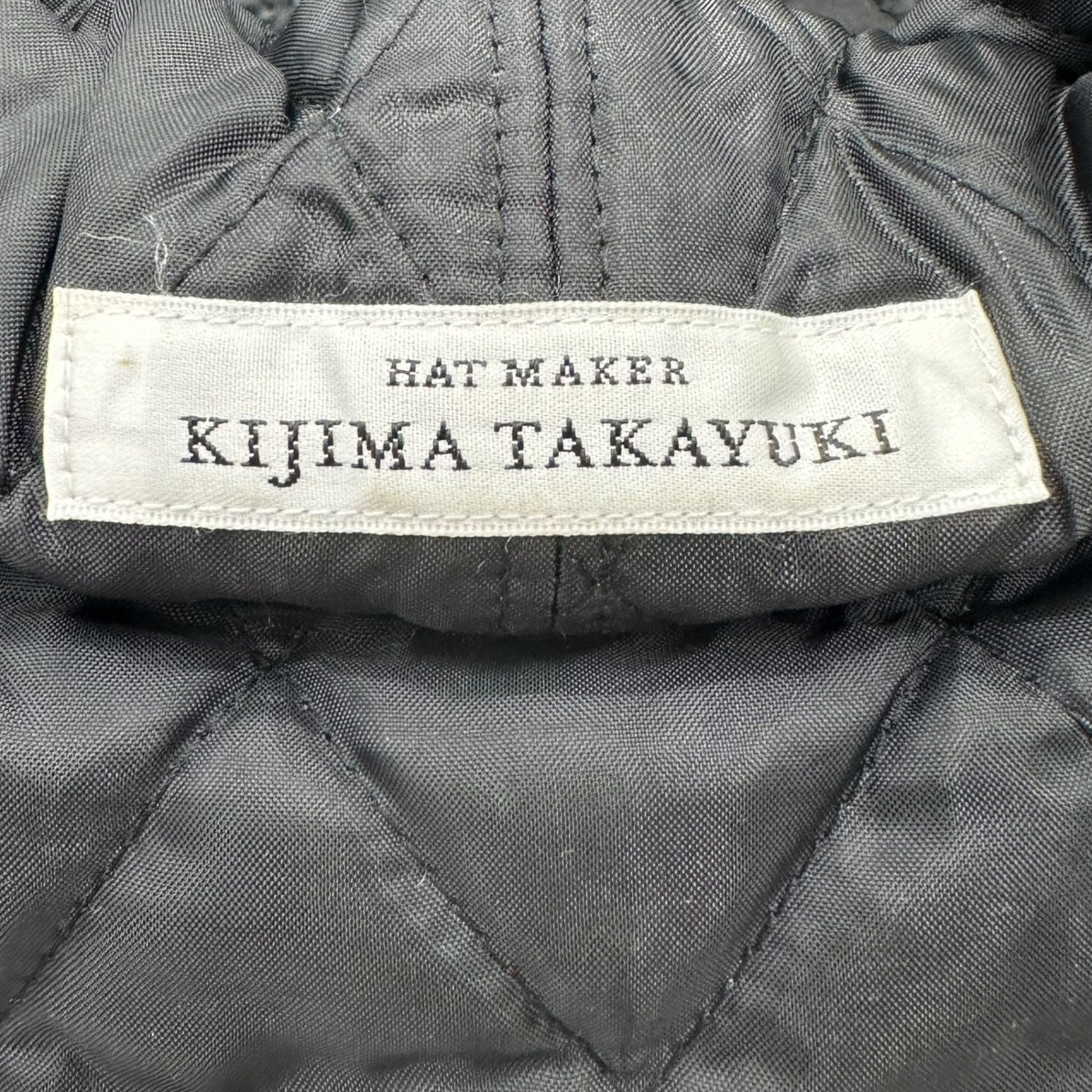 KIJIMATAKAYUKI(キジマタカユキ) Polyester Hat ポリエステル ハット 20201-SEE 2(M程度) ブラック