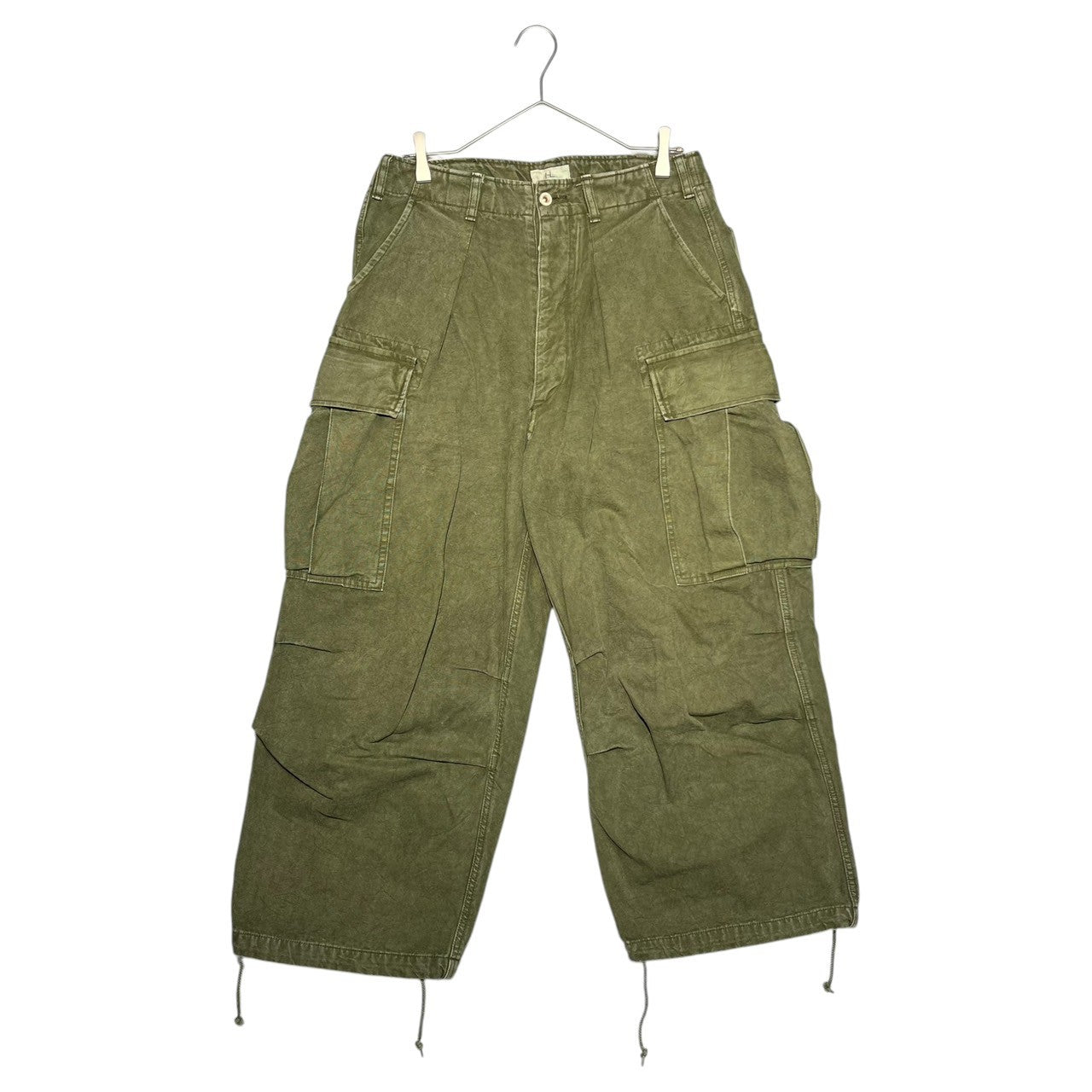 HERILL(ヘリル) 23AW Duck Jungle fatiguepants ダック ジャングル ファティーグ パンツ 23-030-HL-8020-3 1 オリーブ カーゴ