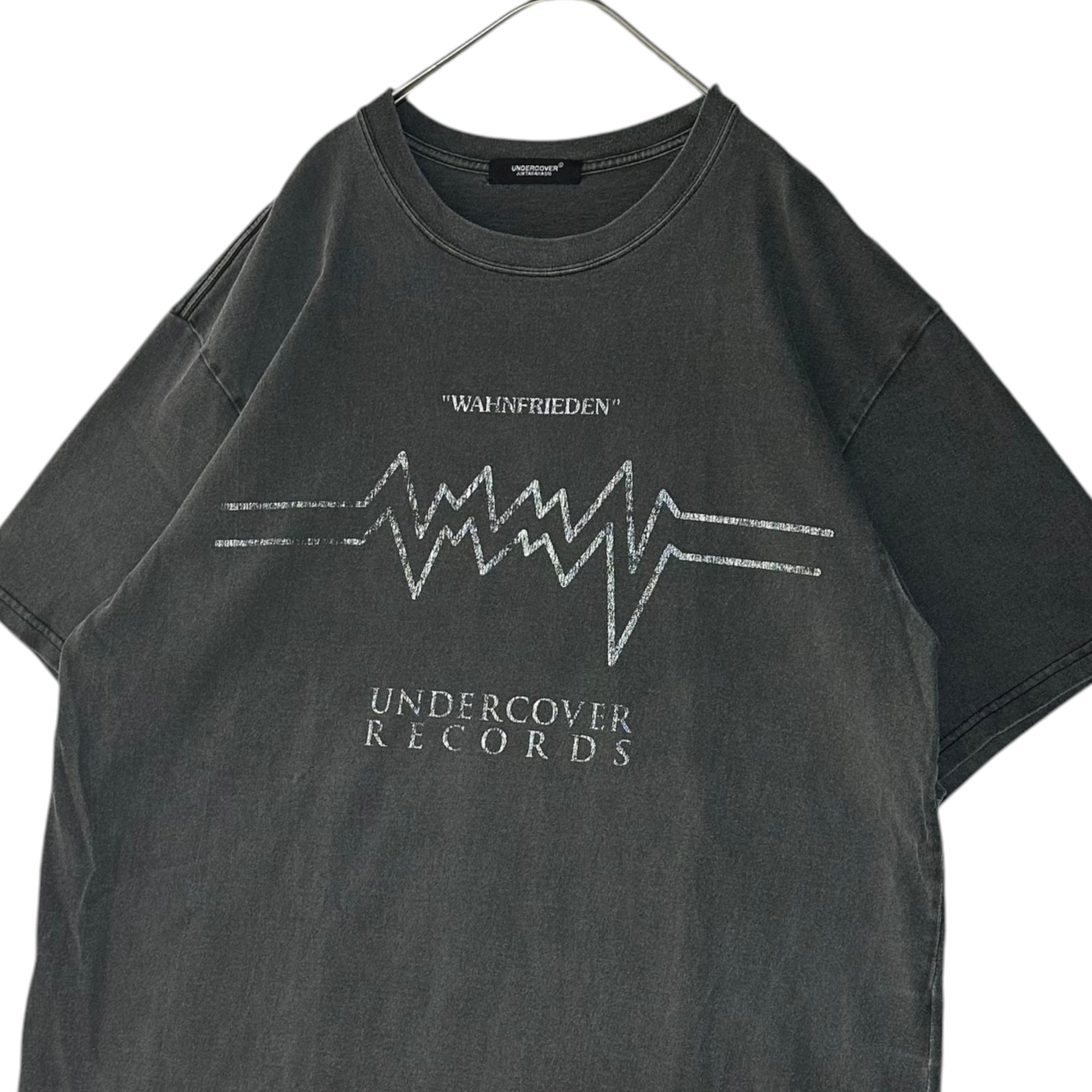 UNDERCOVER(アンダーカバー) 24SS UC RECORDS TEE グラフィック フェード加工 半袖 Tシャツ UC1D9810-3 3 グレー
