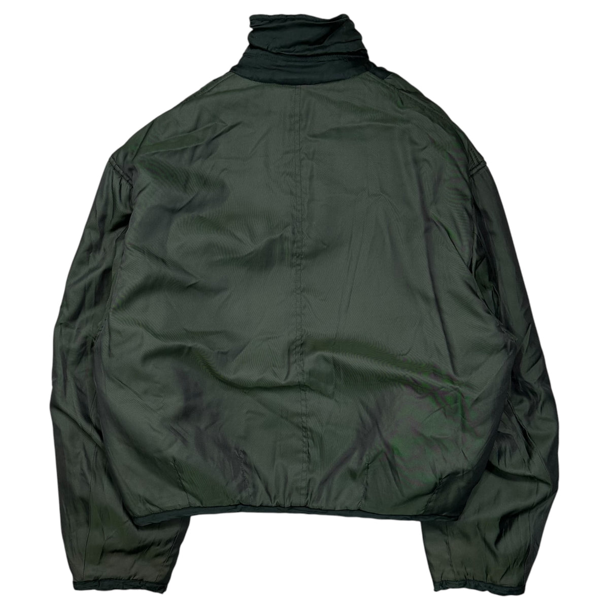 COMME des GARCONS HOMME PLUS(コムデギャルソンオムプリュス) 1990AW Reversible Padded Bomber Jacket リバーシブル 中綿 ボンバー ジャケット PJ-050710 M ダークグリーン AD1990 90s アーカイブ リバーシブル着用可能 大人の不良期